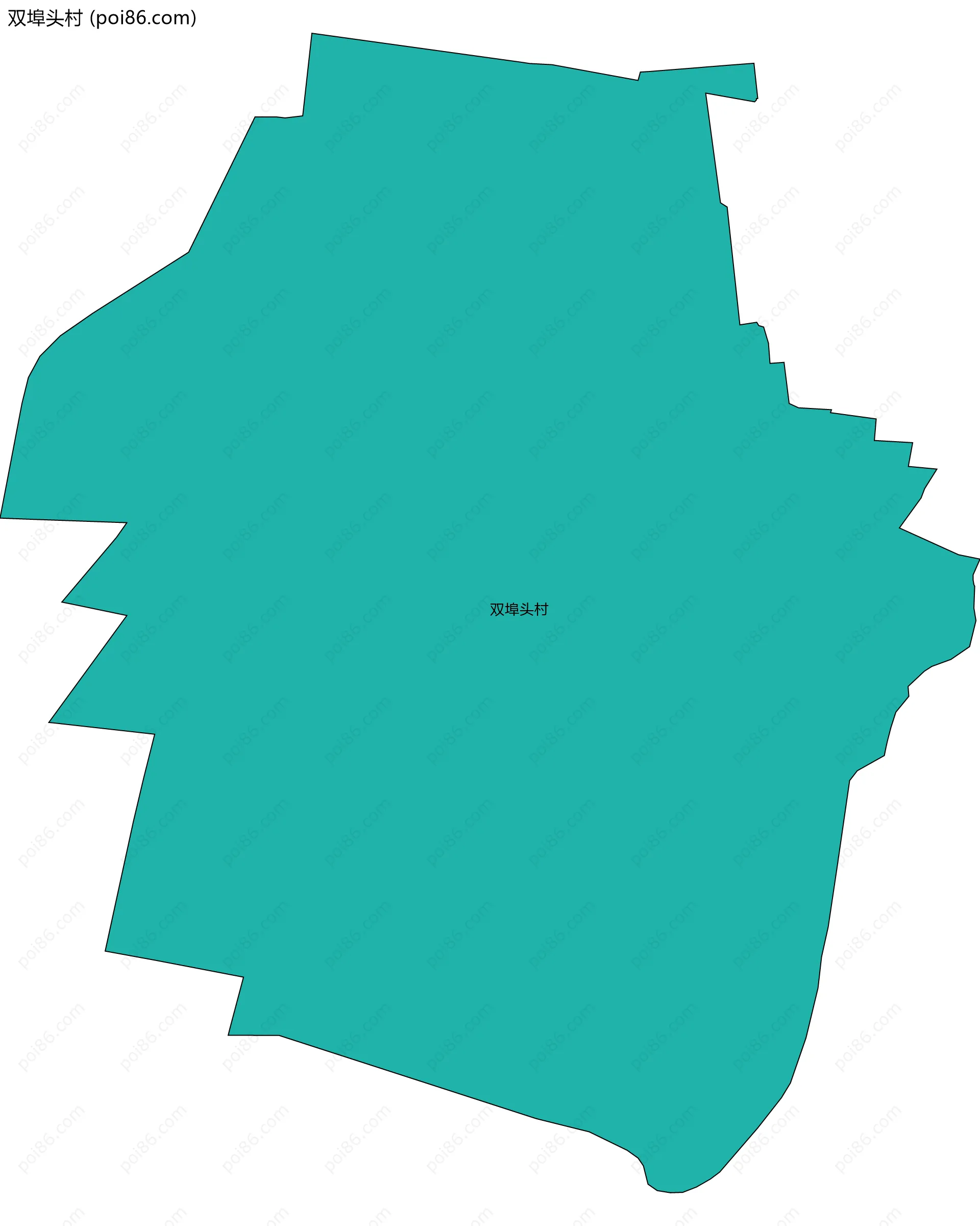 双埠头村边界地图