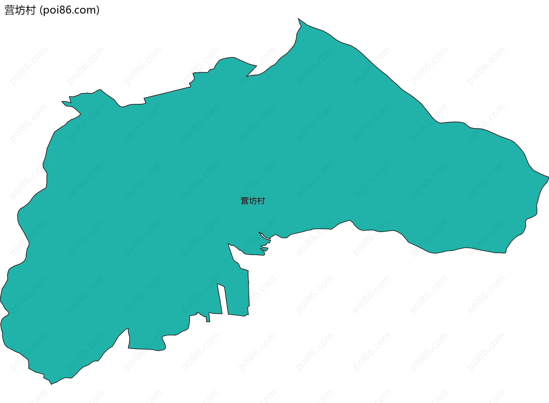 营坊村边界地图
