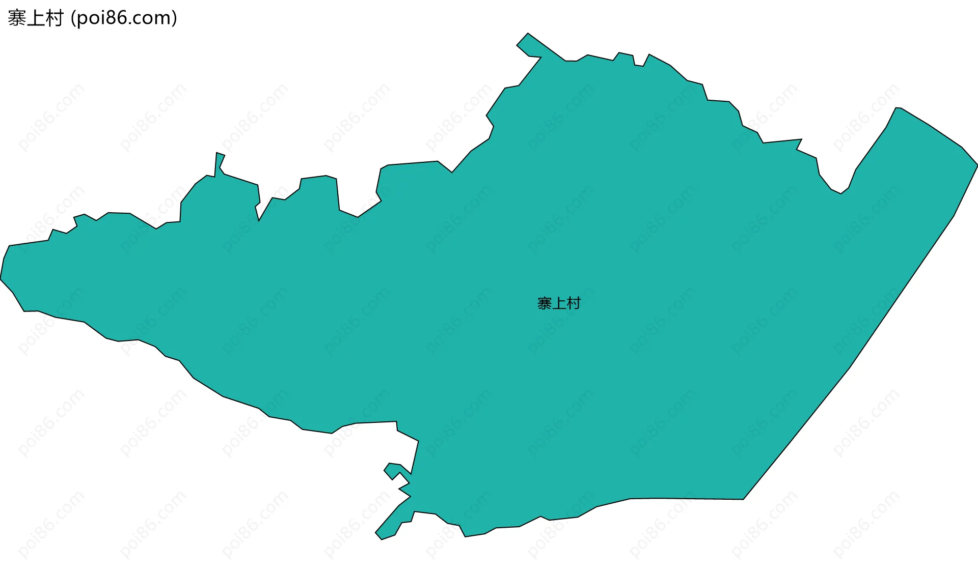 寨上村边界地图