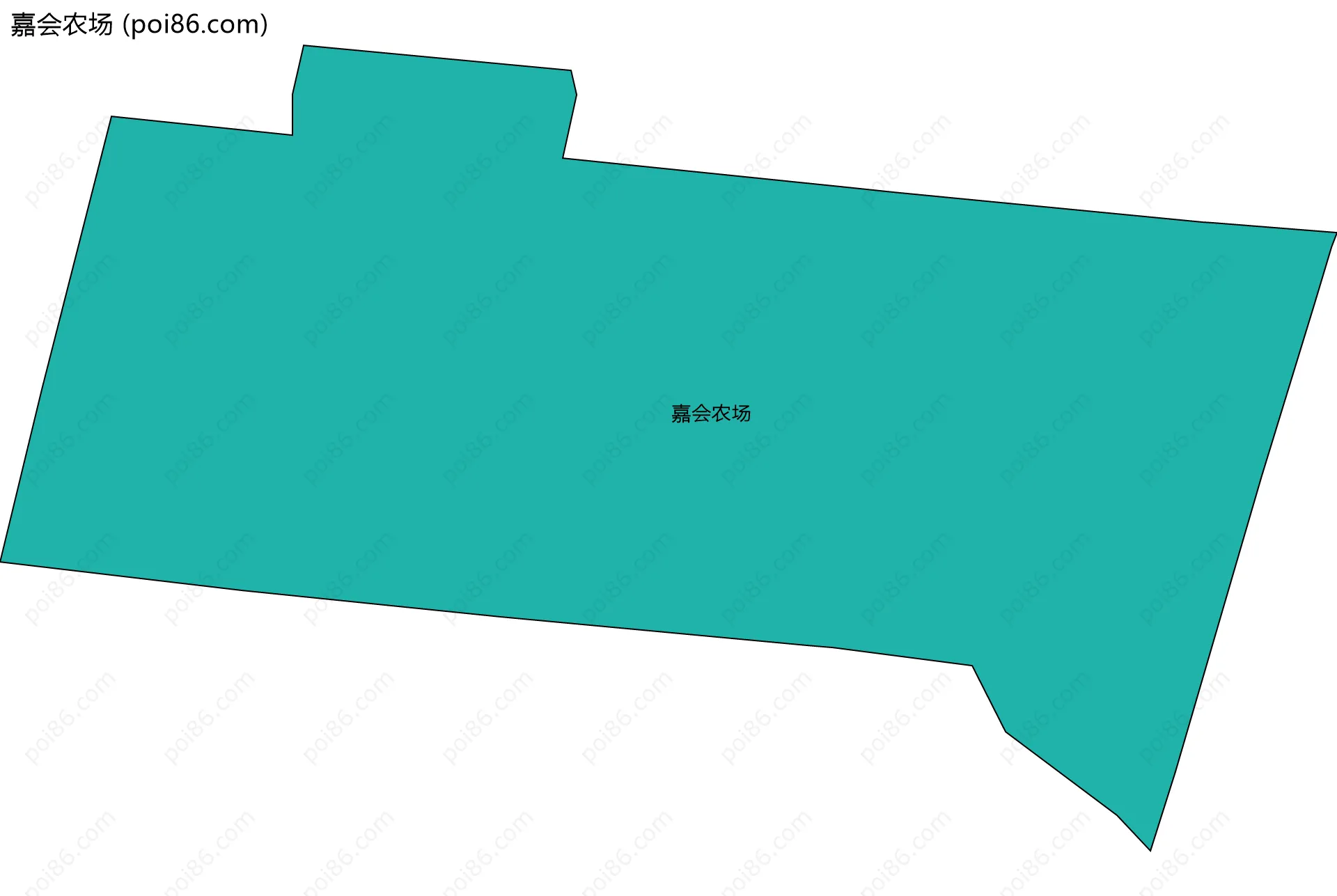 嘉会农场边界地图