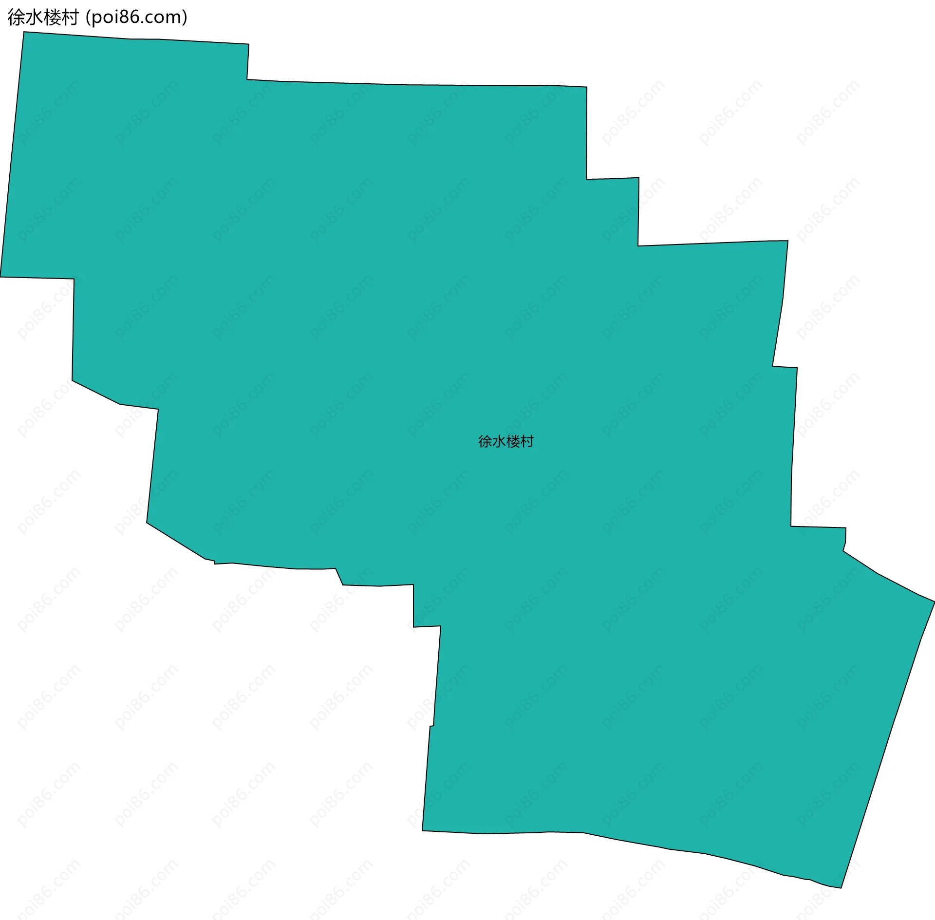 徐水楼村边界地图