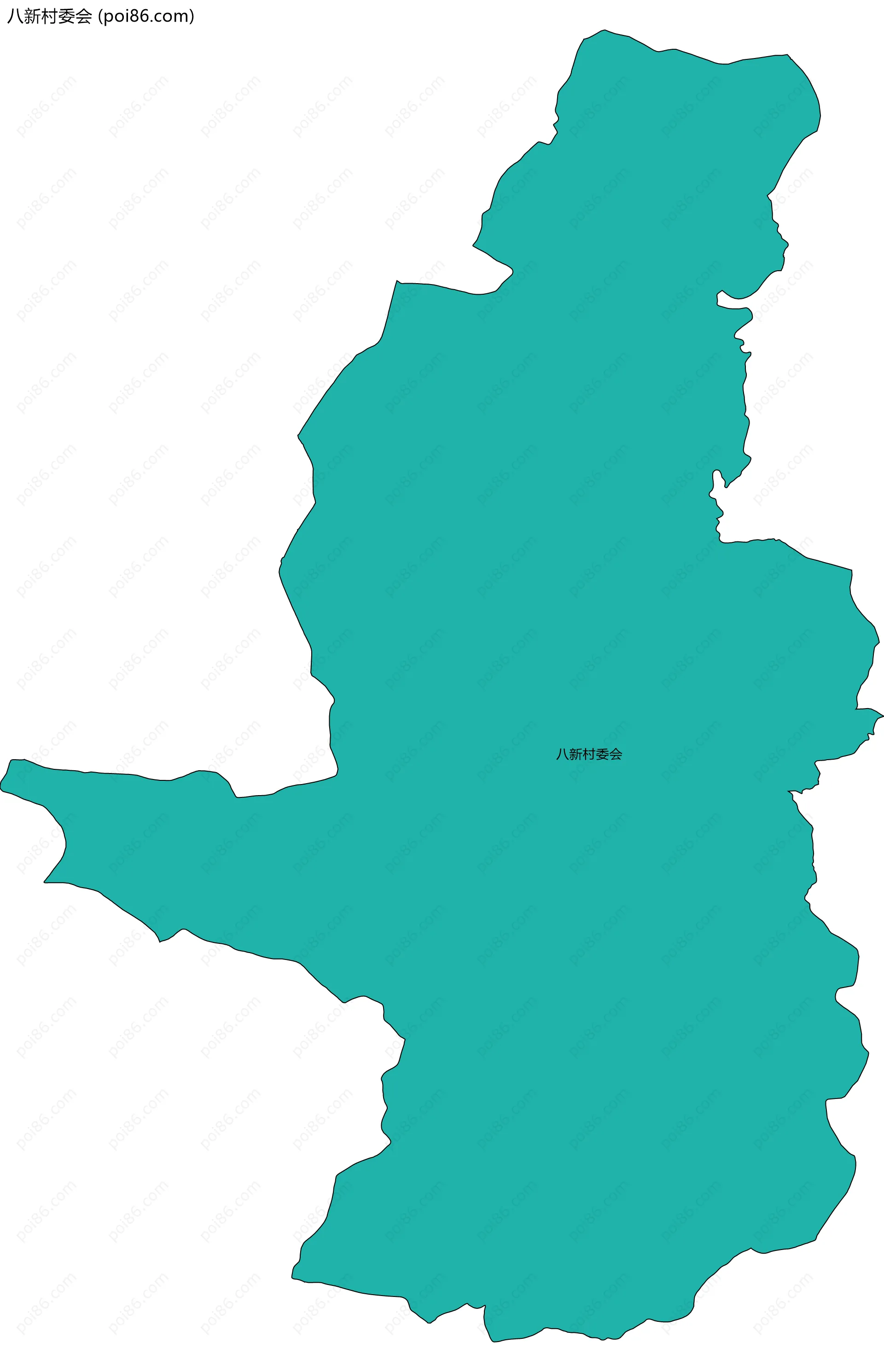 八新村委会边界地图