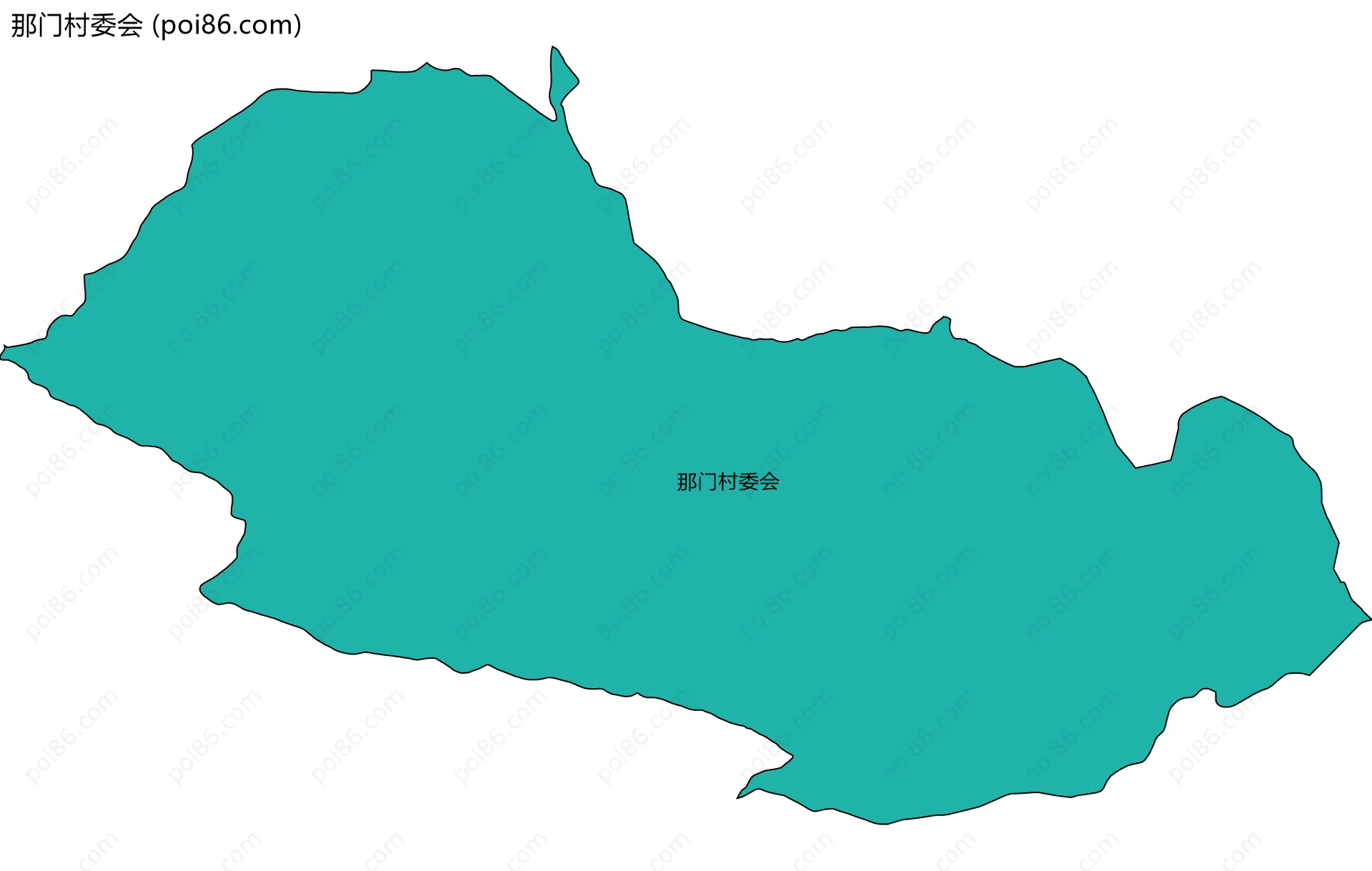 那门村委会边界地图