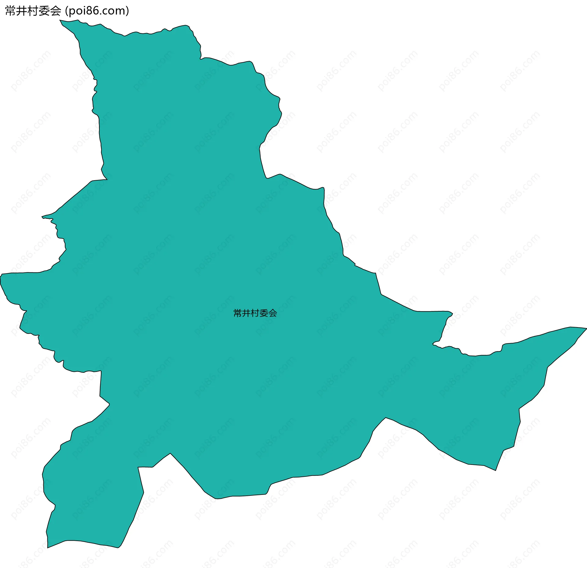 常井村委会边界地图