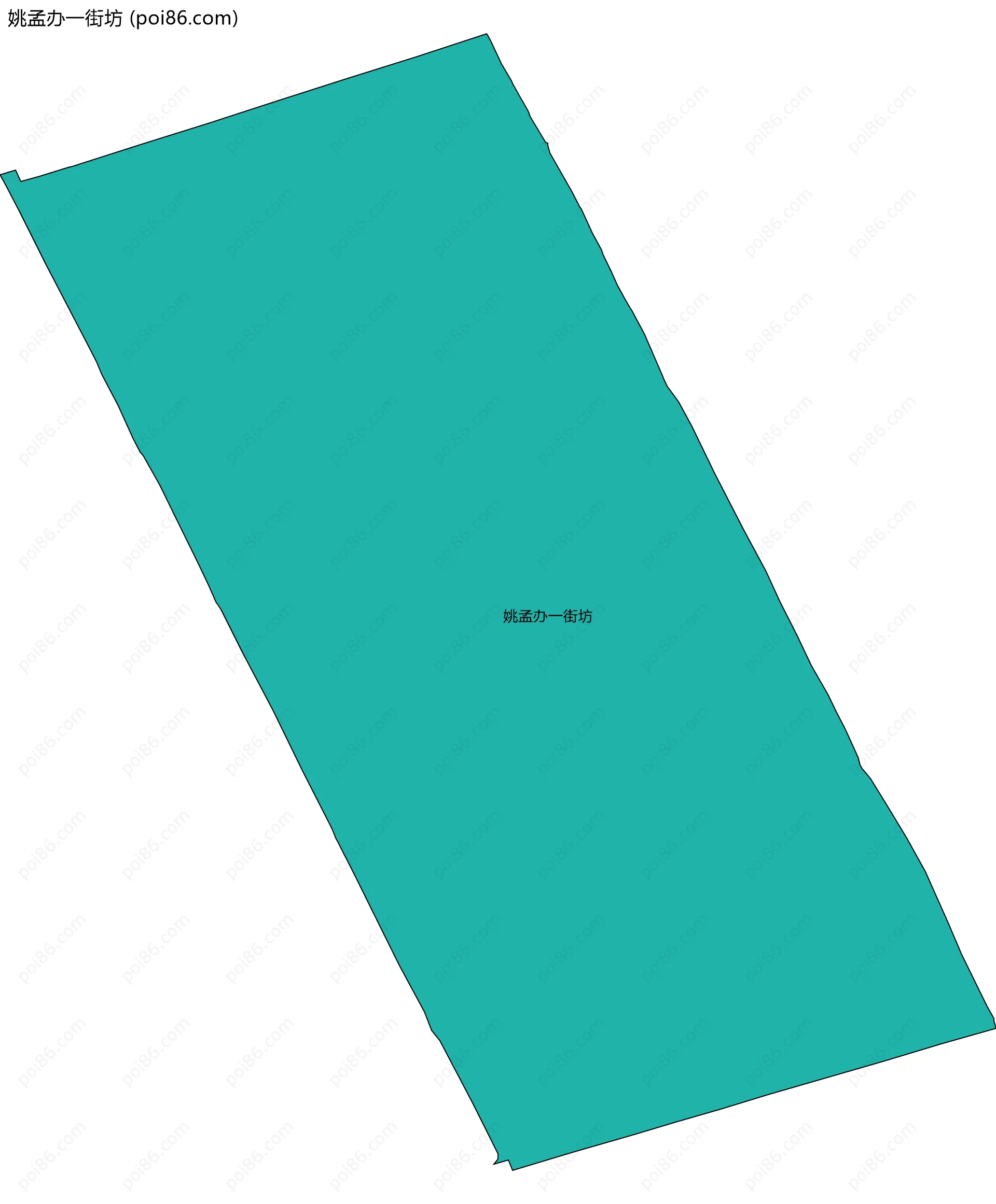 姚孟办一街坊边界地图