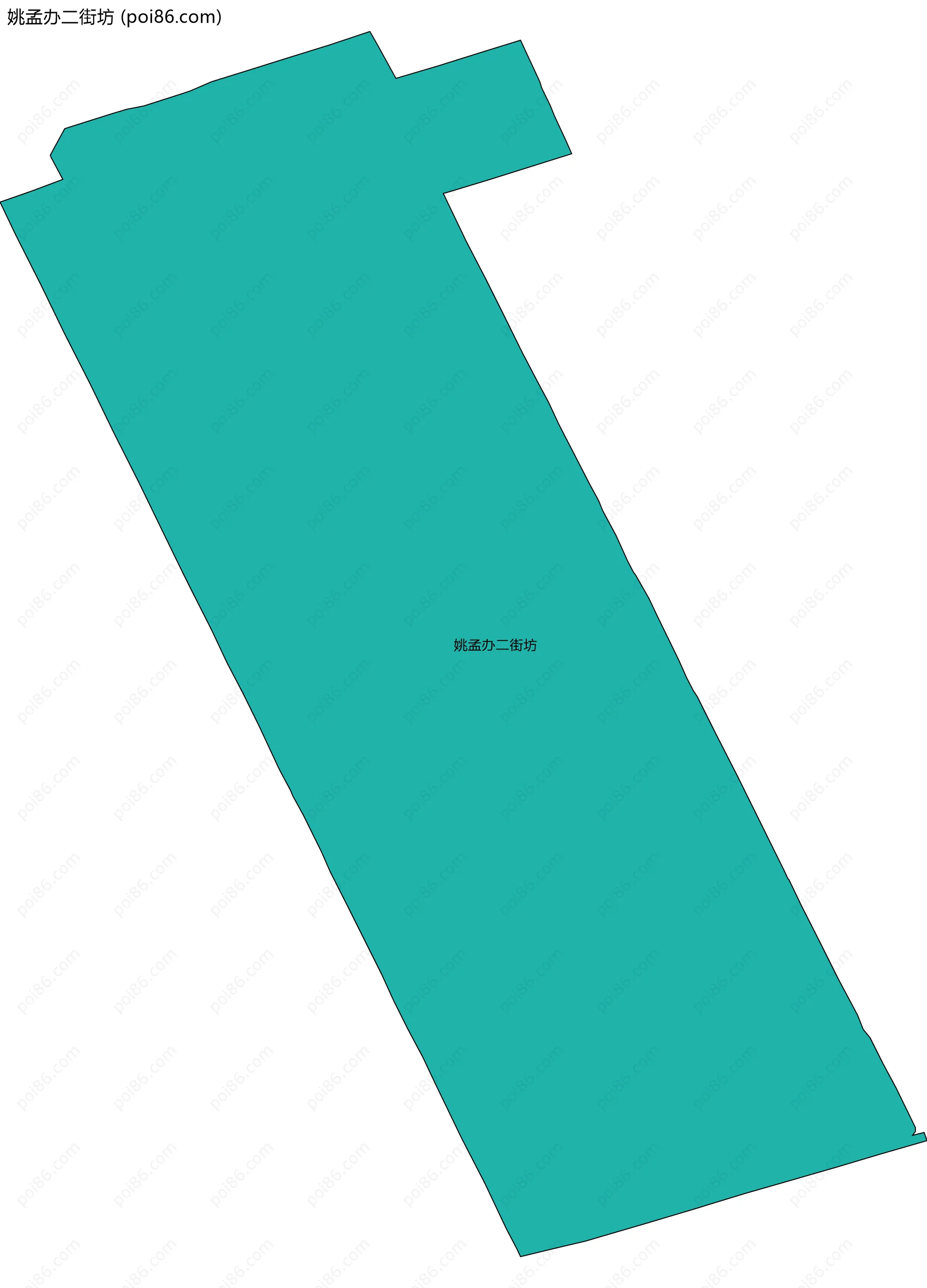 姚孟办二街坊边界地图