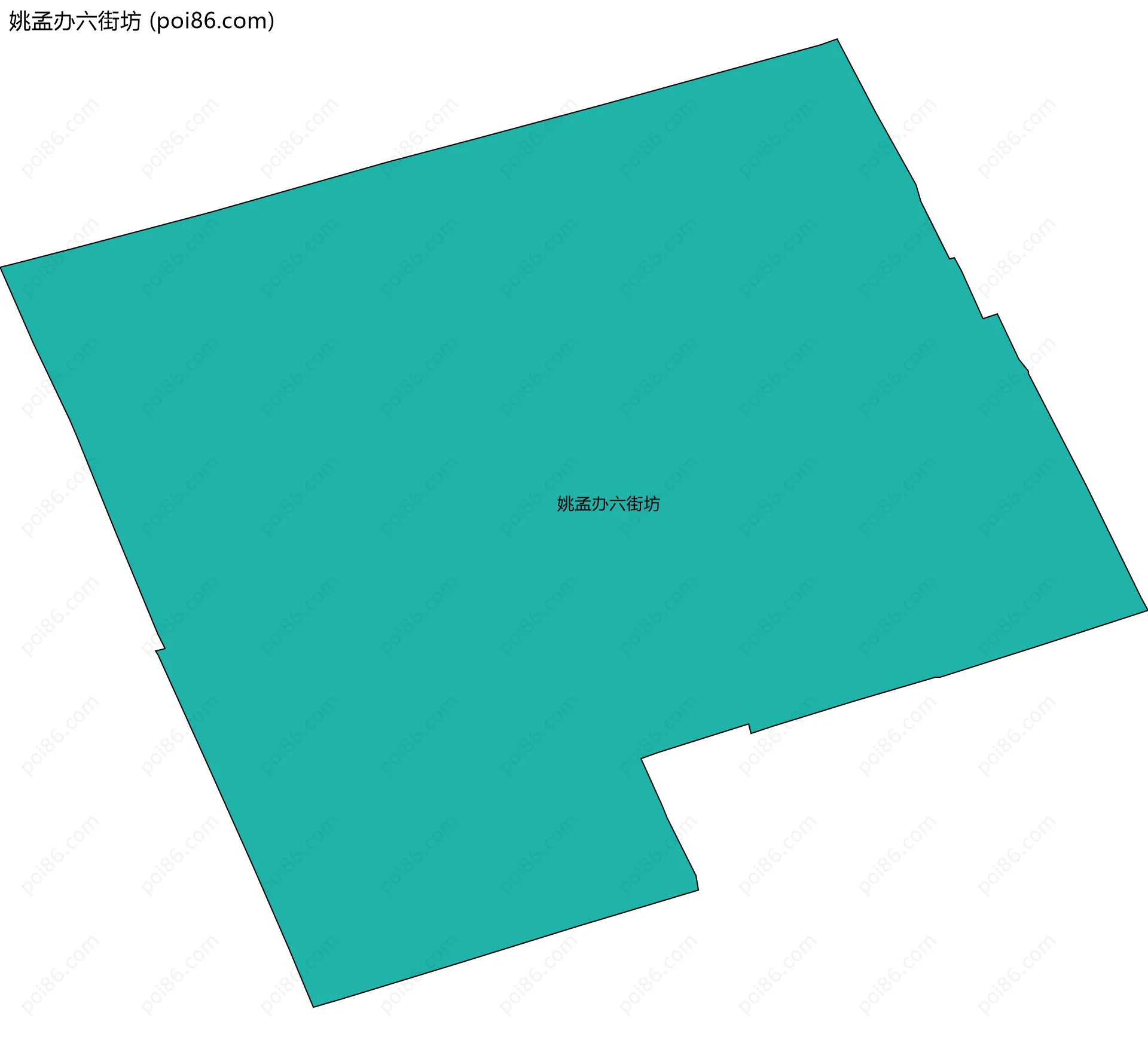姚孟办六街坊边界地图