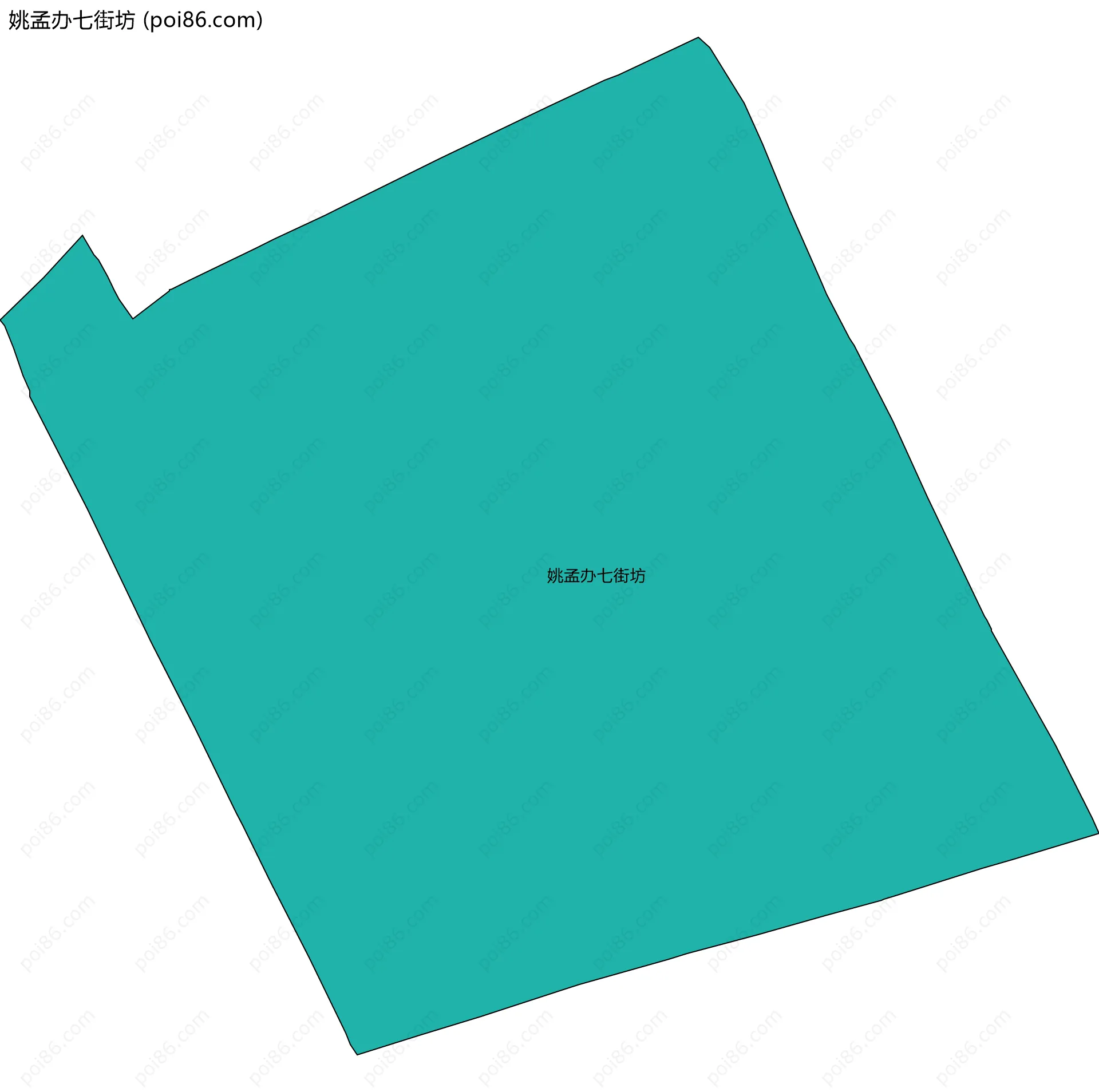 姚孟办七街坊边界地图