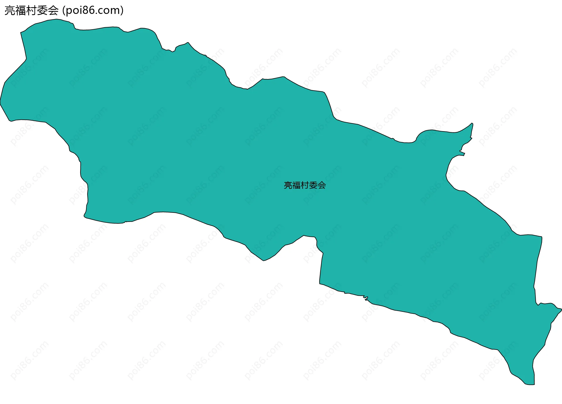亮福村委会边界地图