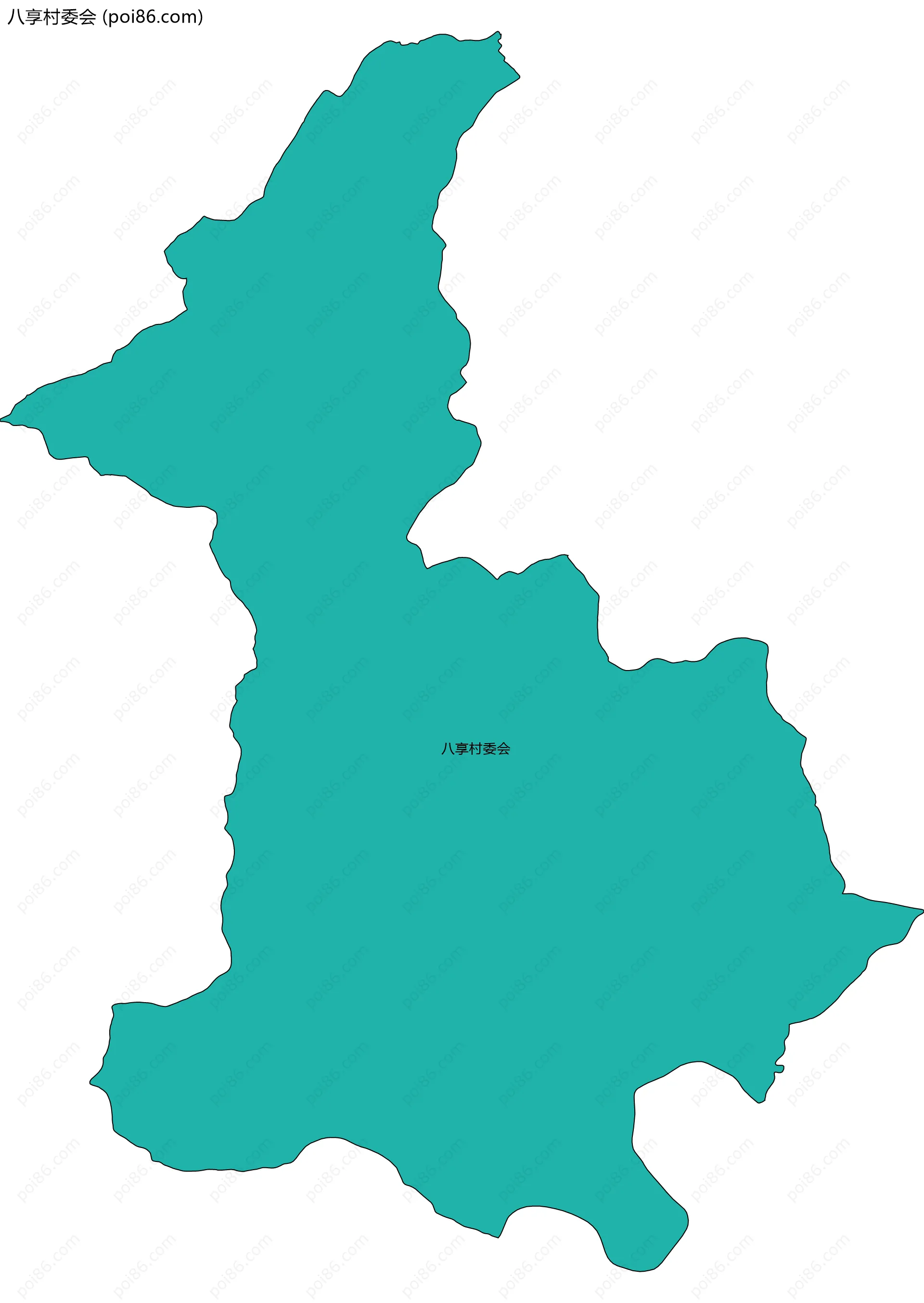 八享村委会边界地图