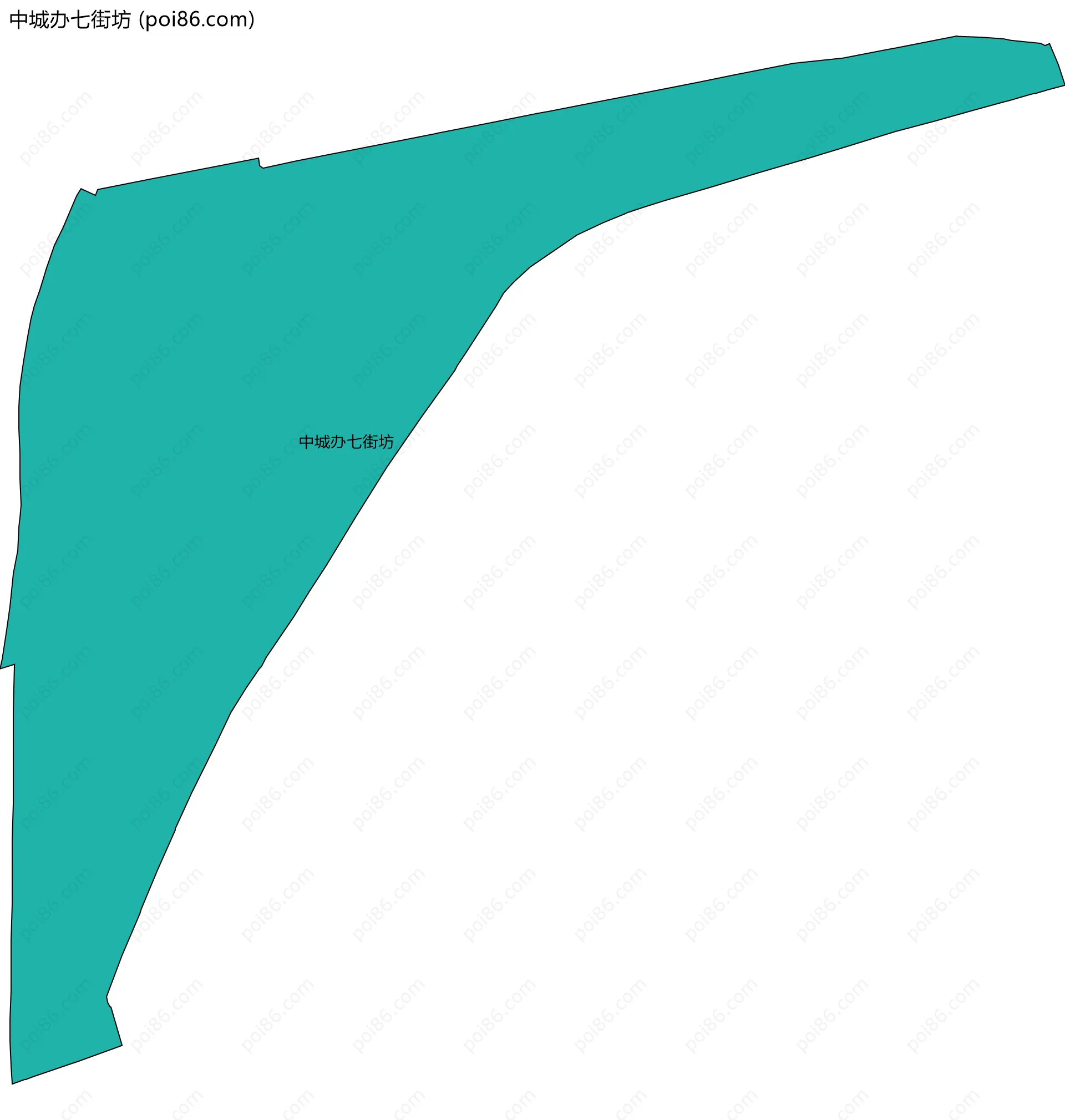 中城办七街坊边界地图
