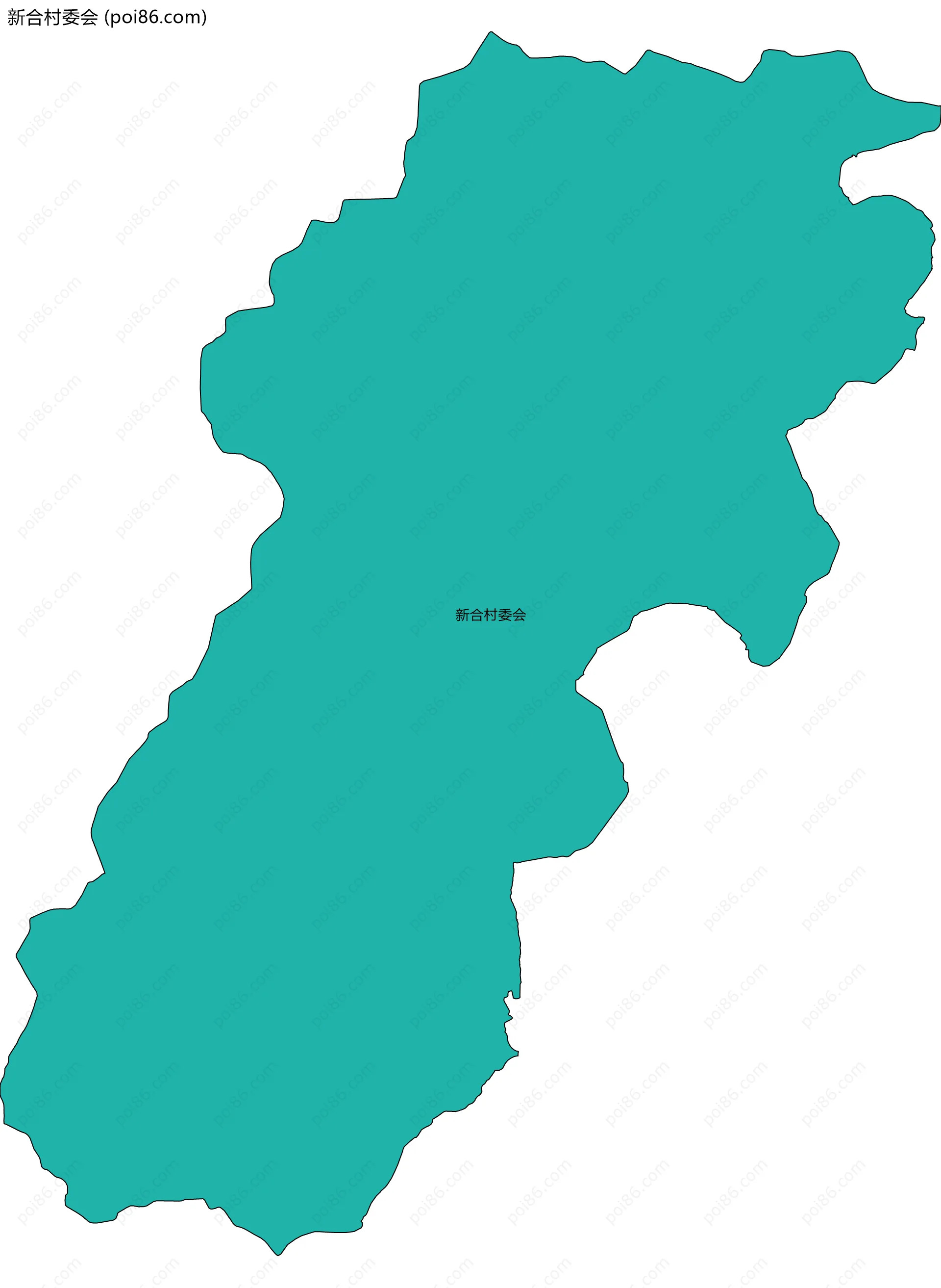 新合村委会边界地图