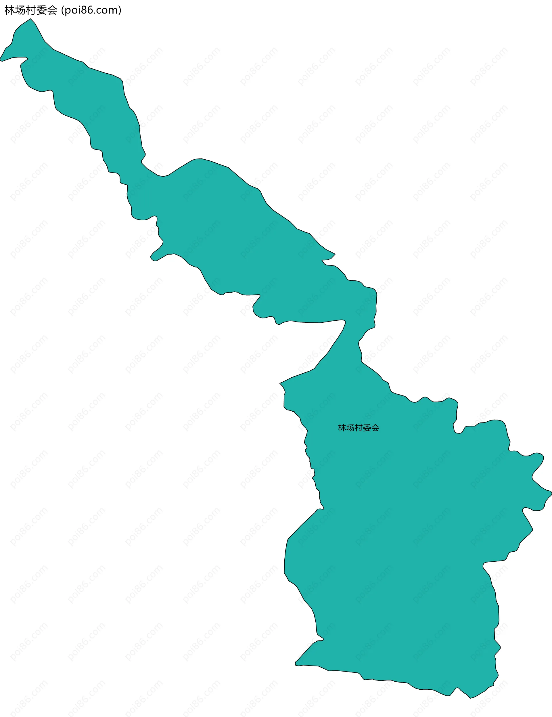 林场村委会边界地图