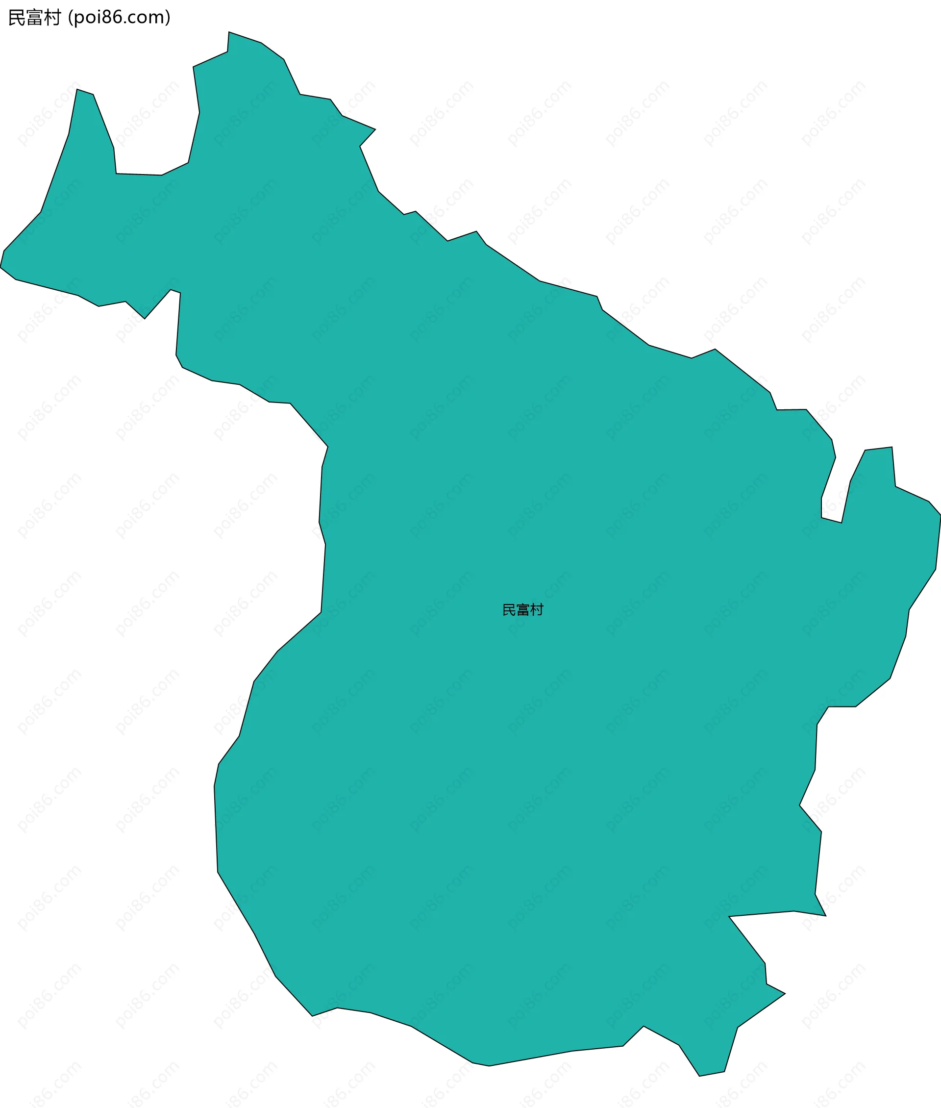 民富村边界地图