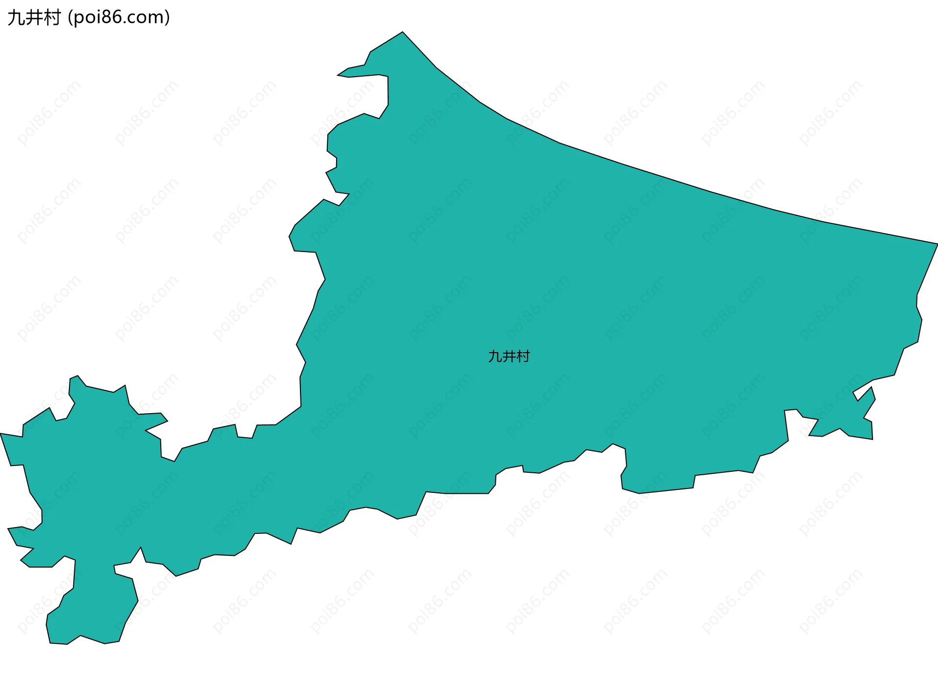 九井村边界地图