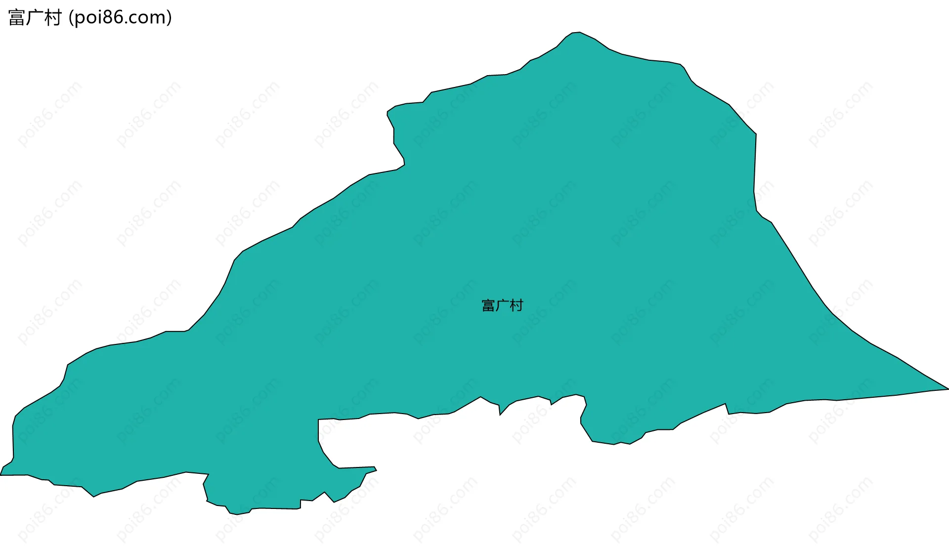 富广村边界地图