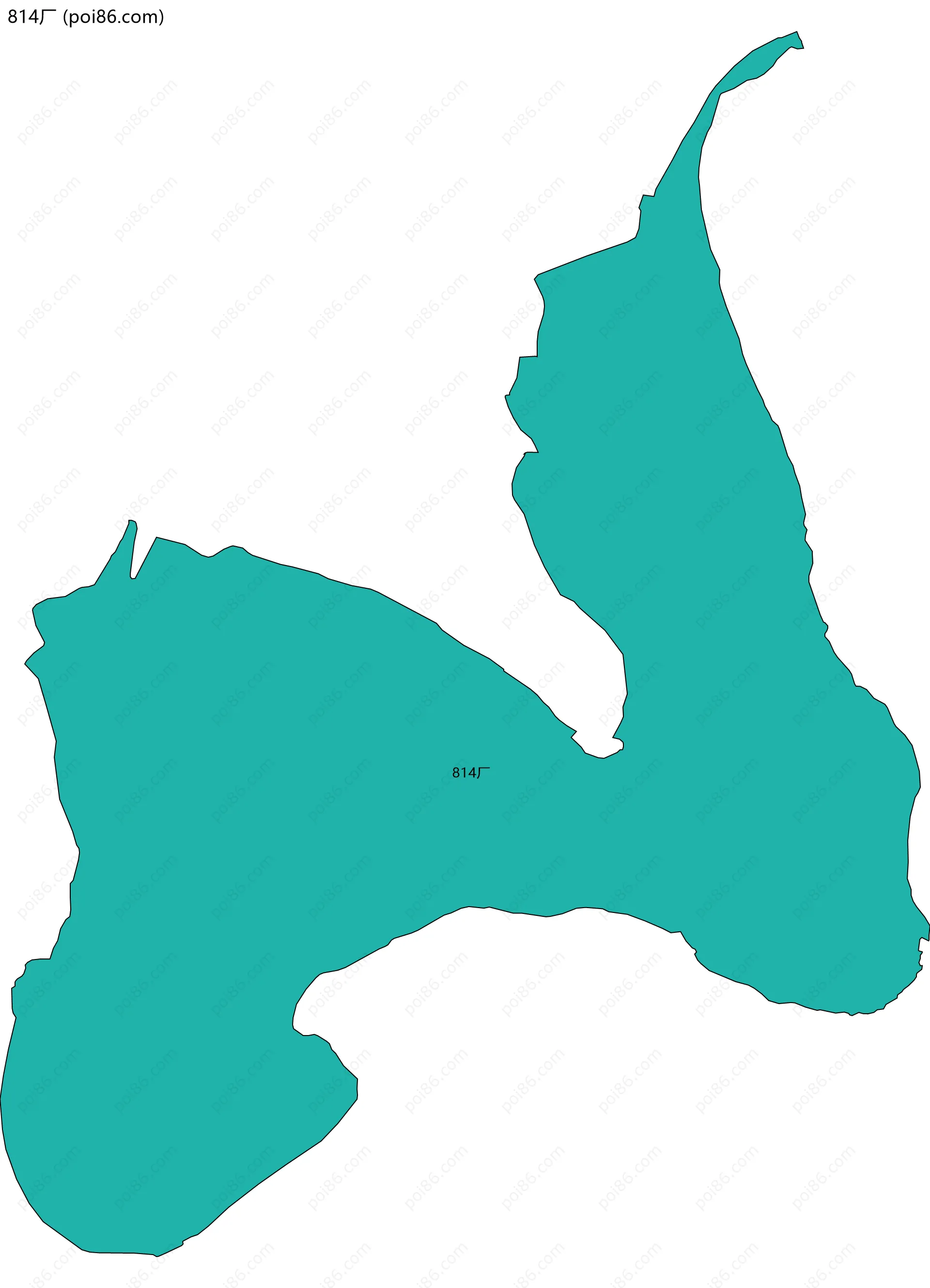 814厂边界地图