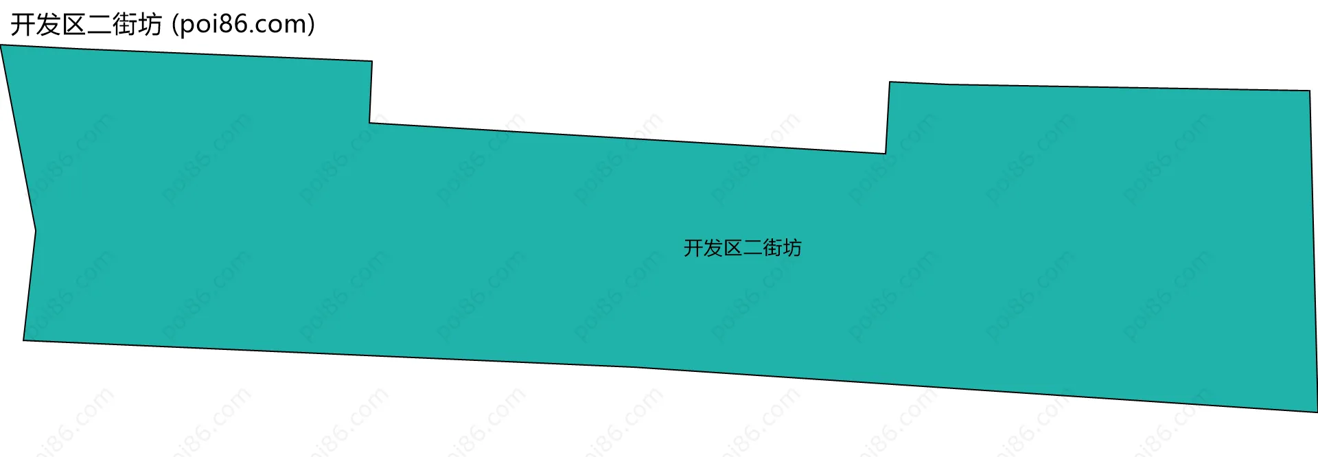 开发区二街坊边界地图