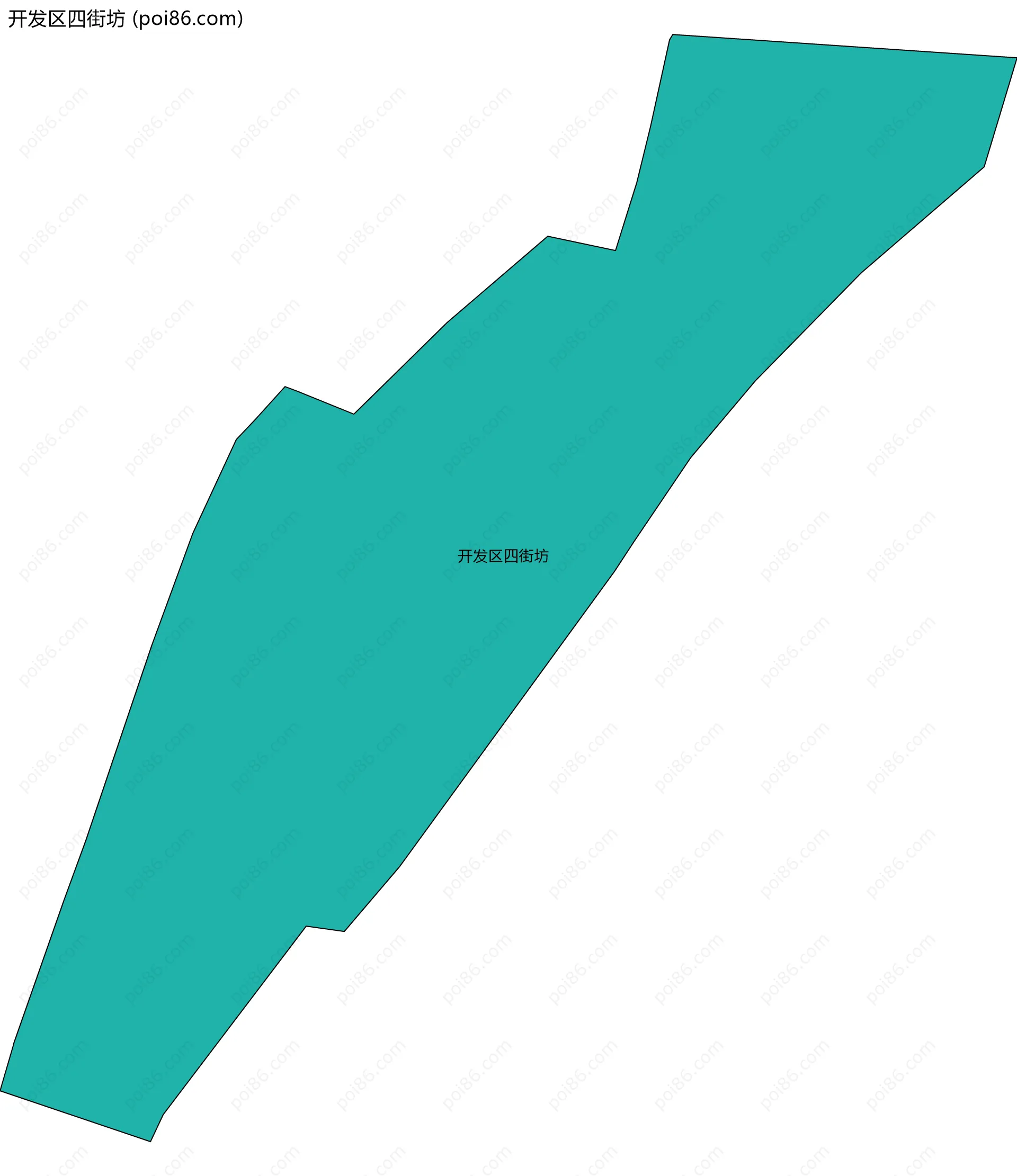 开发区四街坊边界地图