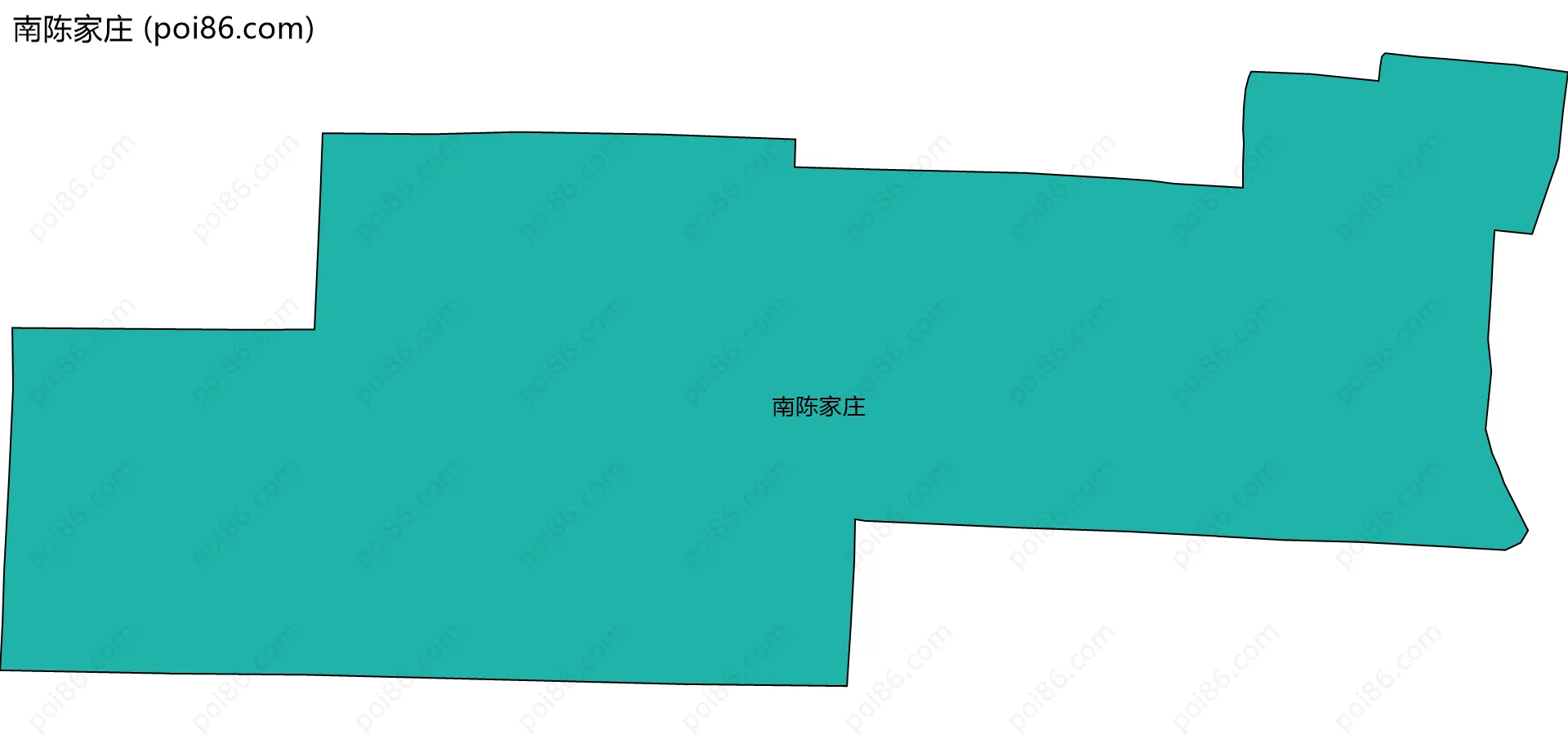 南陈家庄边界地图