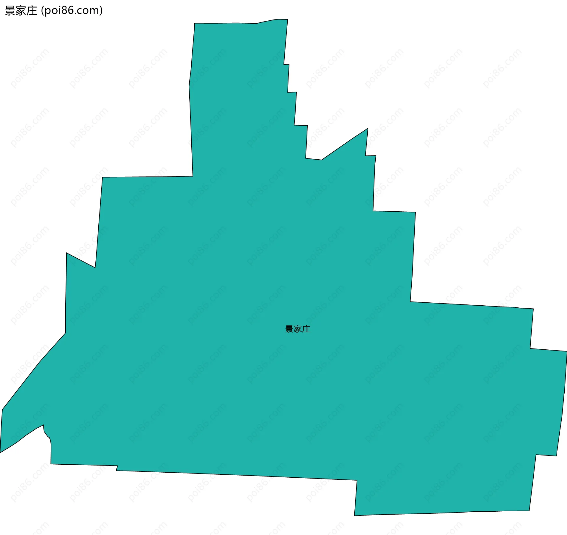 景家庄边界地图