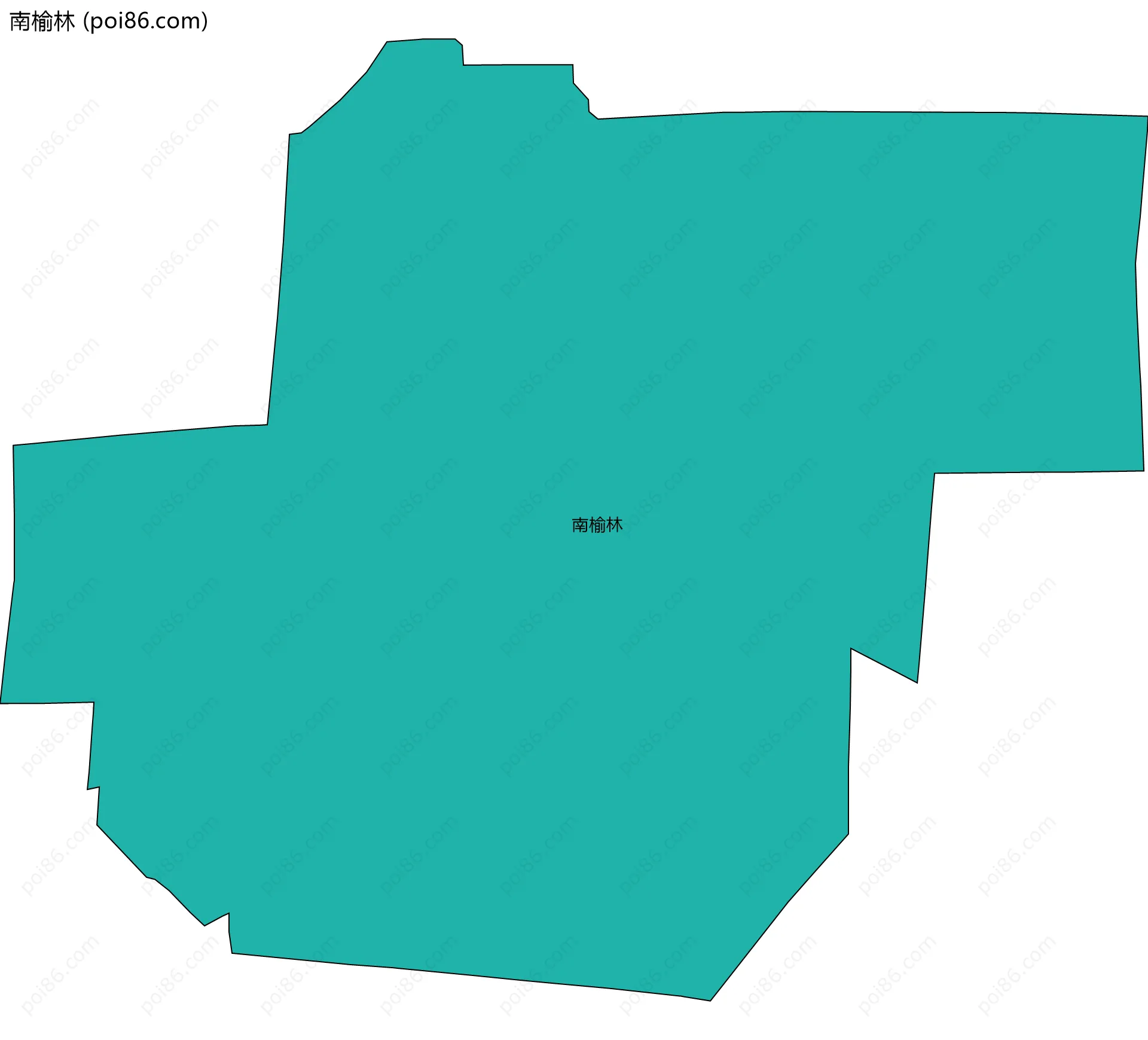 南榆林边界地图