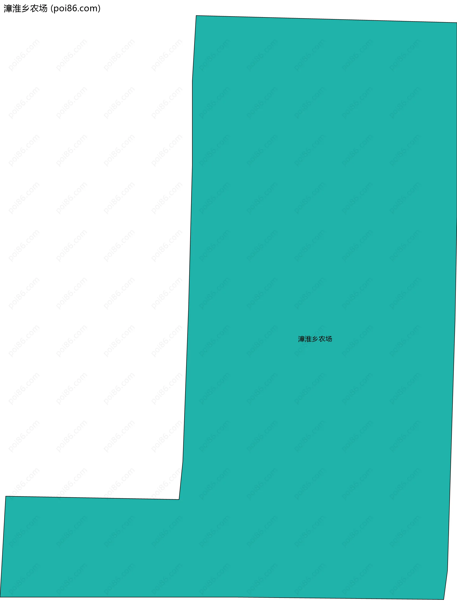 漳淮乡农场边界地图