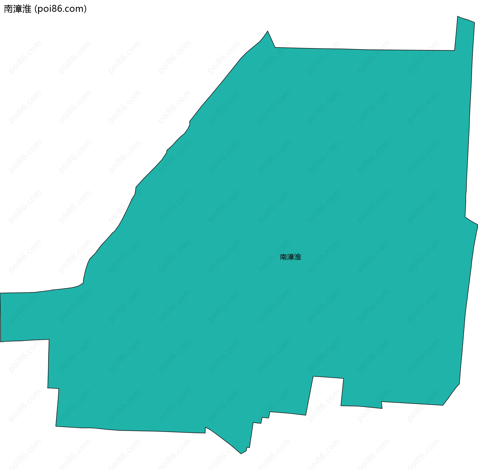 南漳淮边界地图