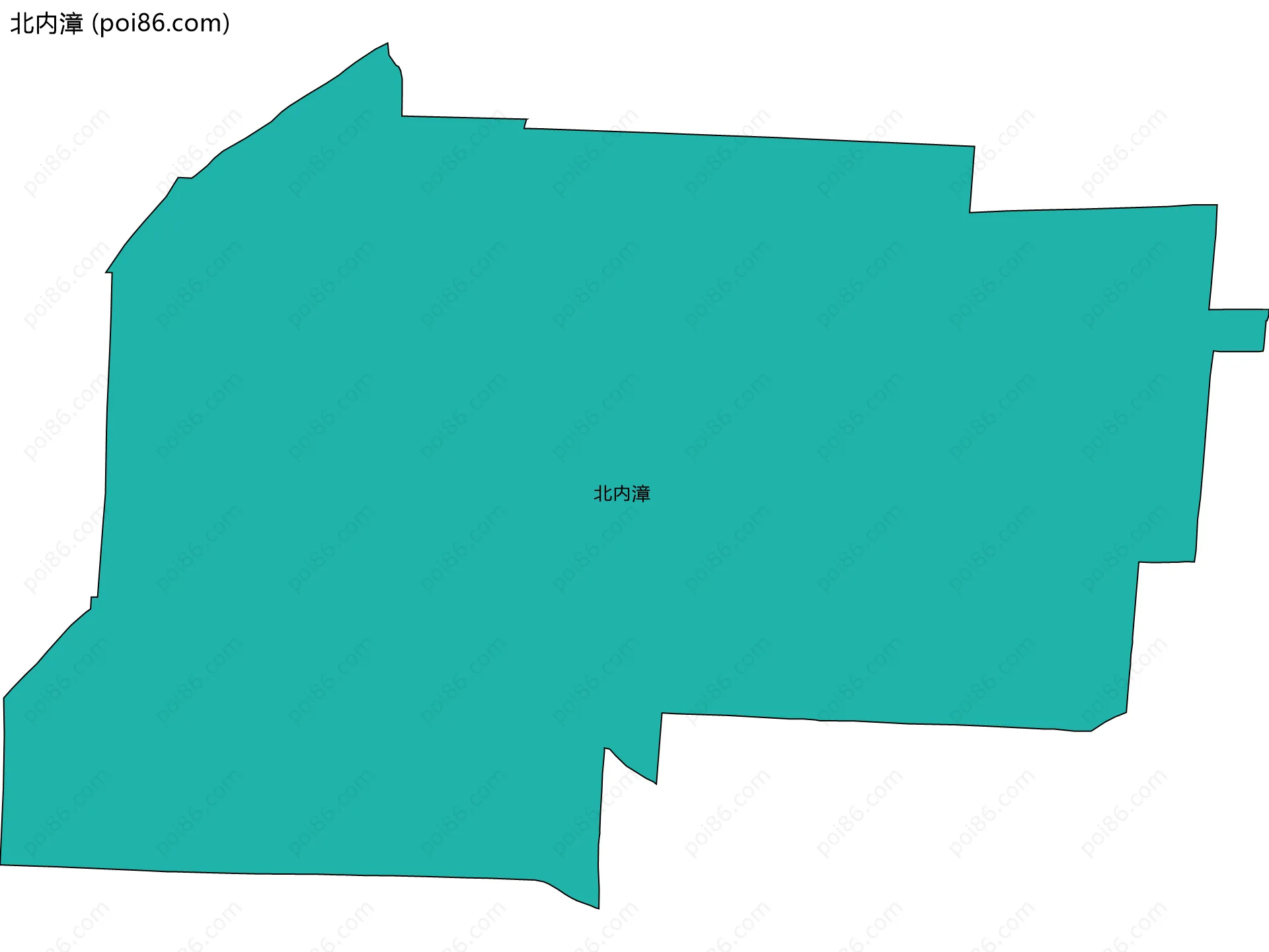 北内漳边界地图