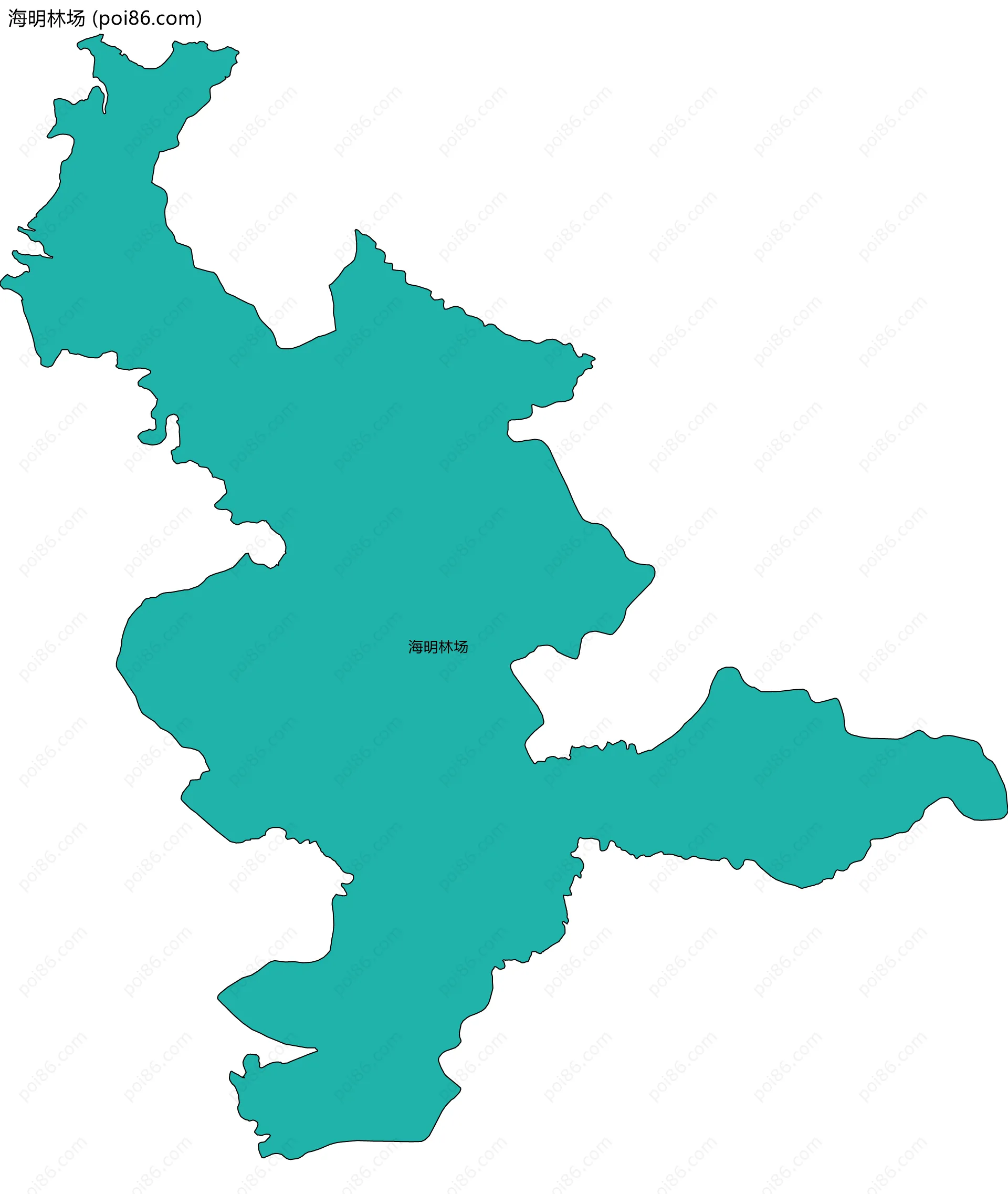 海明林场边界地图