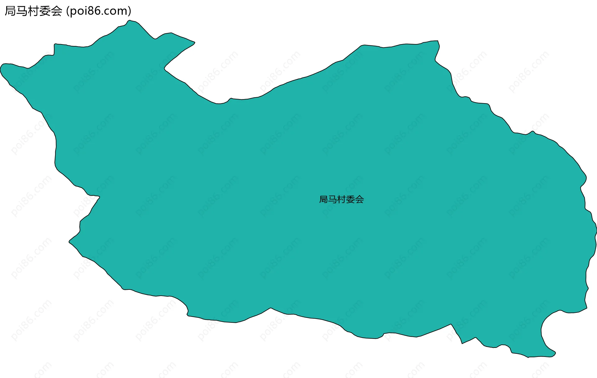 局马村委会边界地图