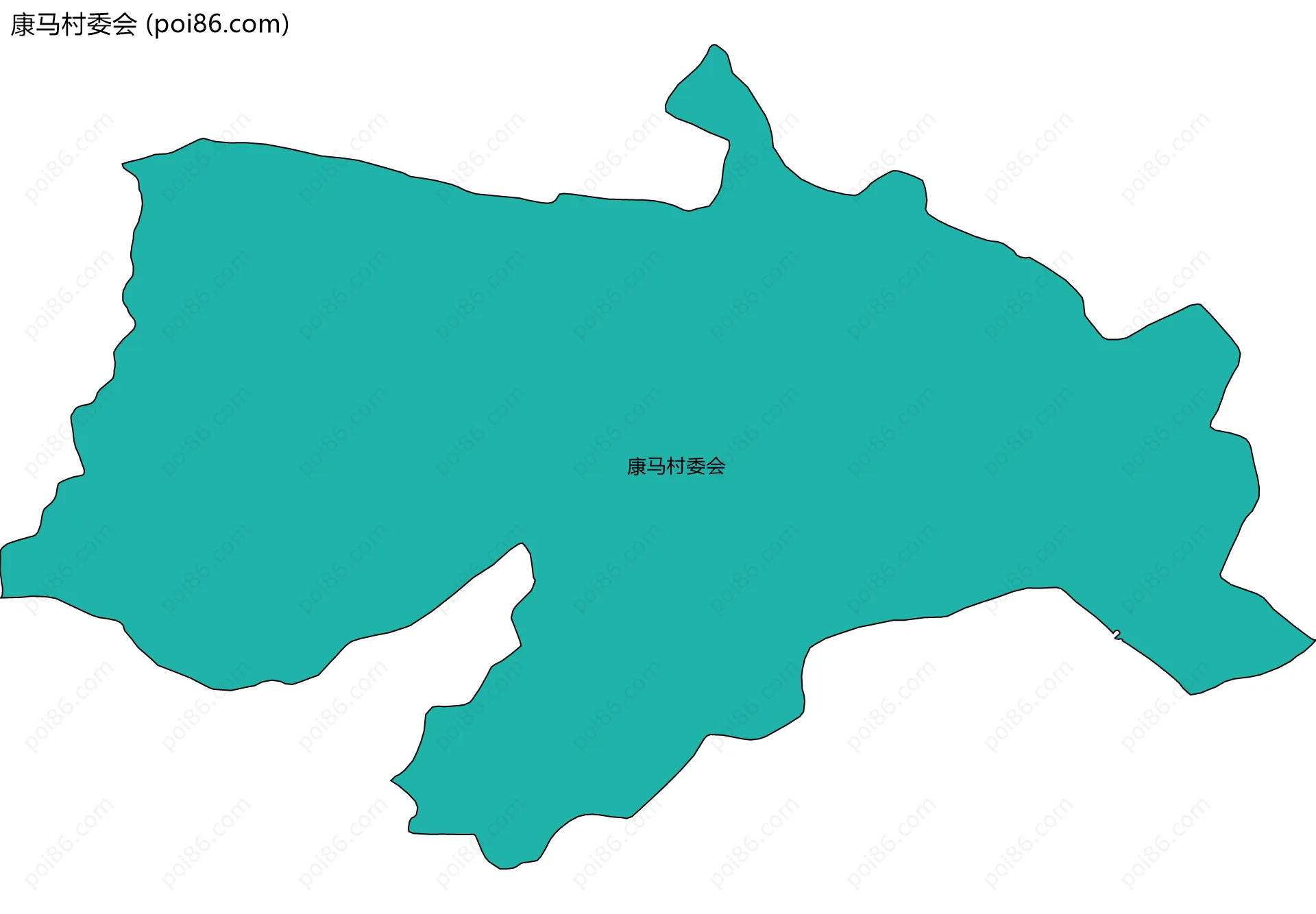 康马村委会边界地图