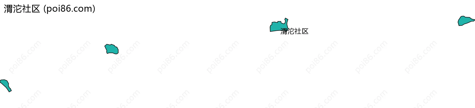 渭沱社区边界地图