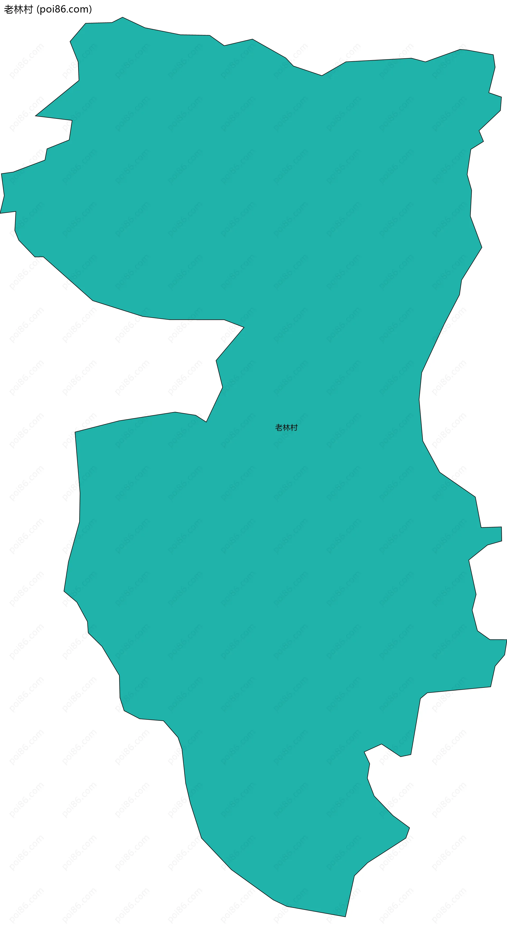 老林村边界地图