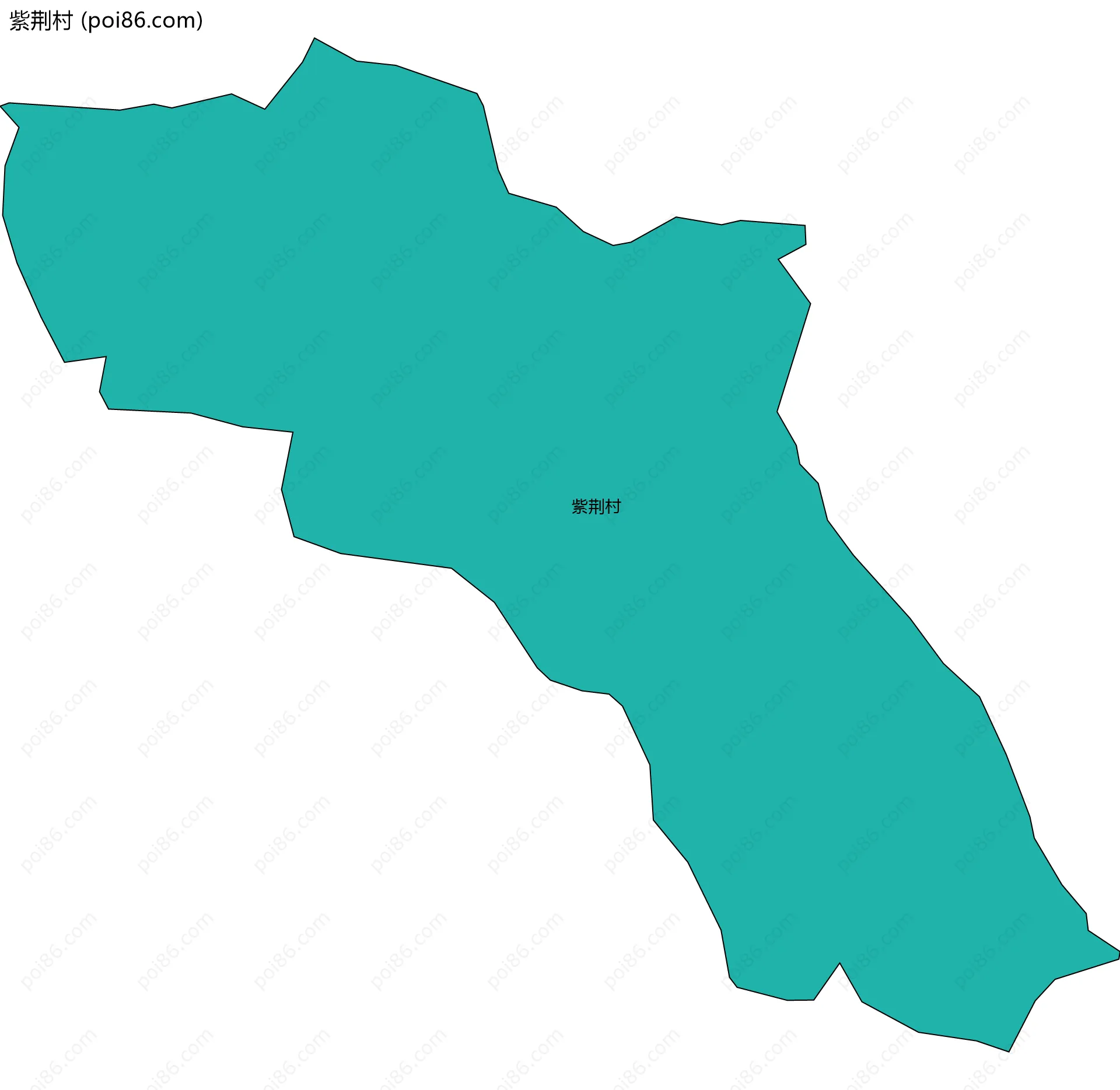 紫荆村边界地图