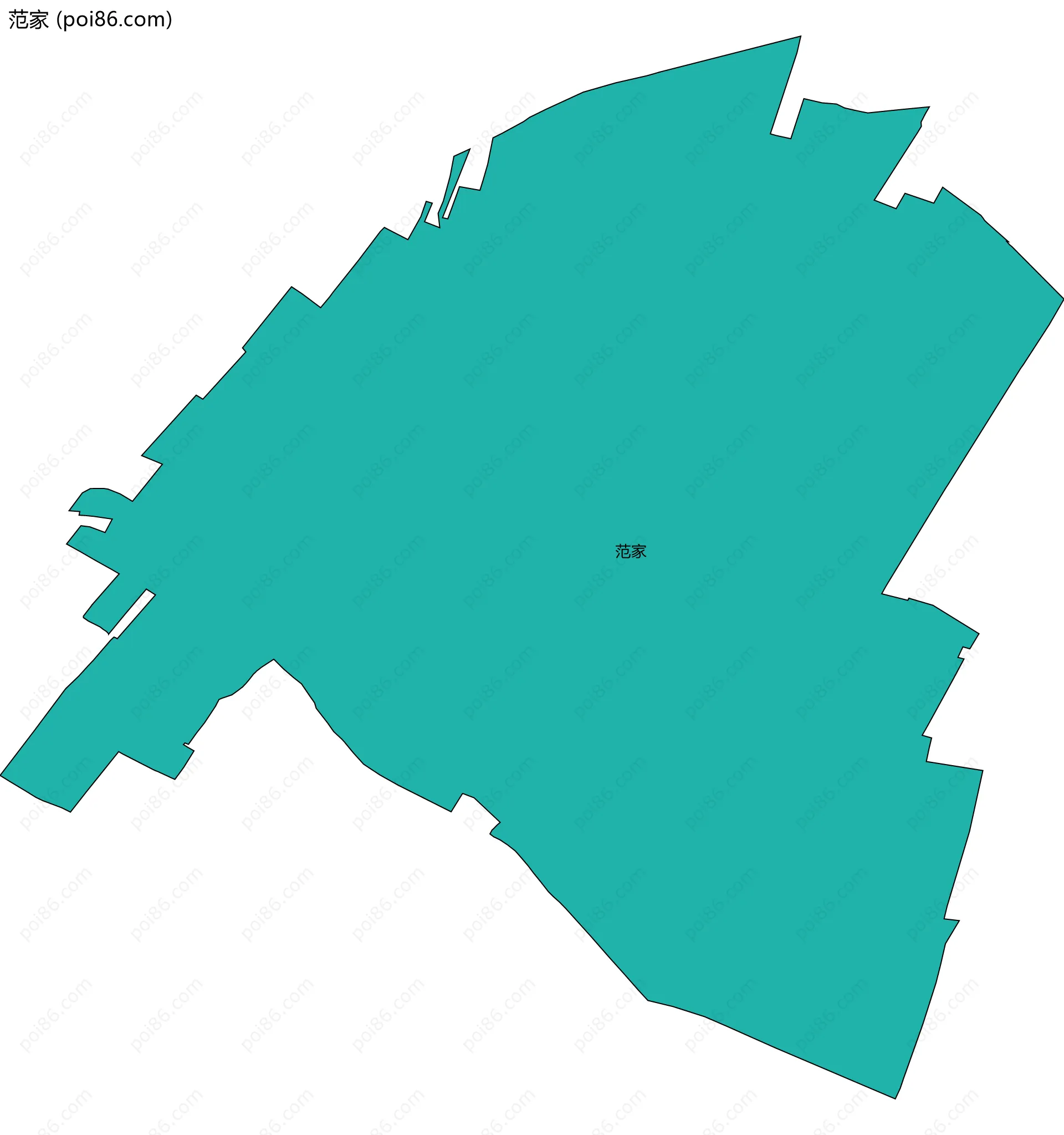 范家边界地图