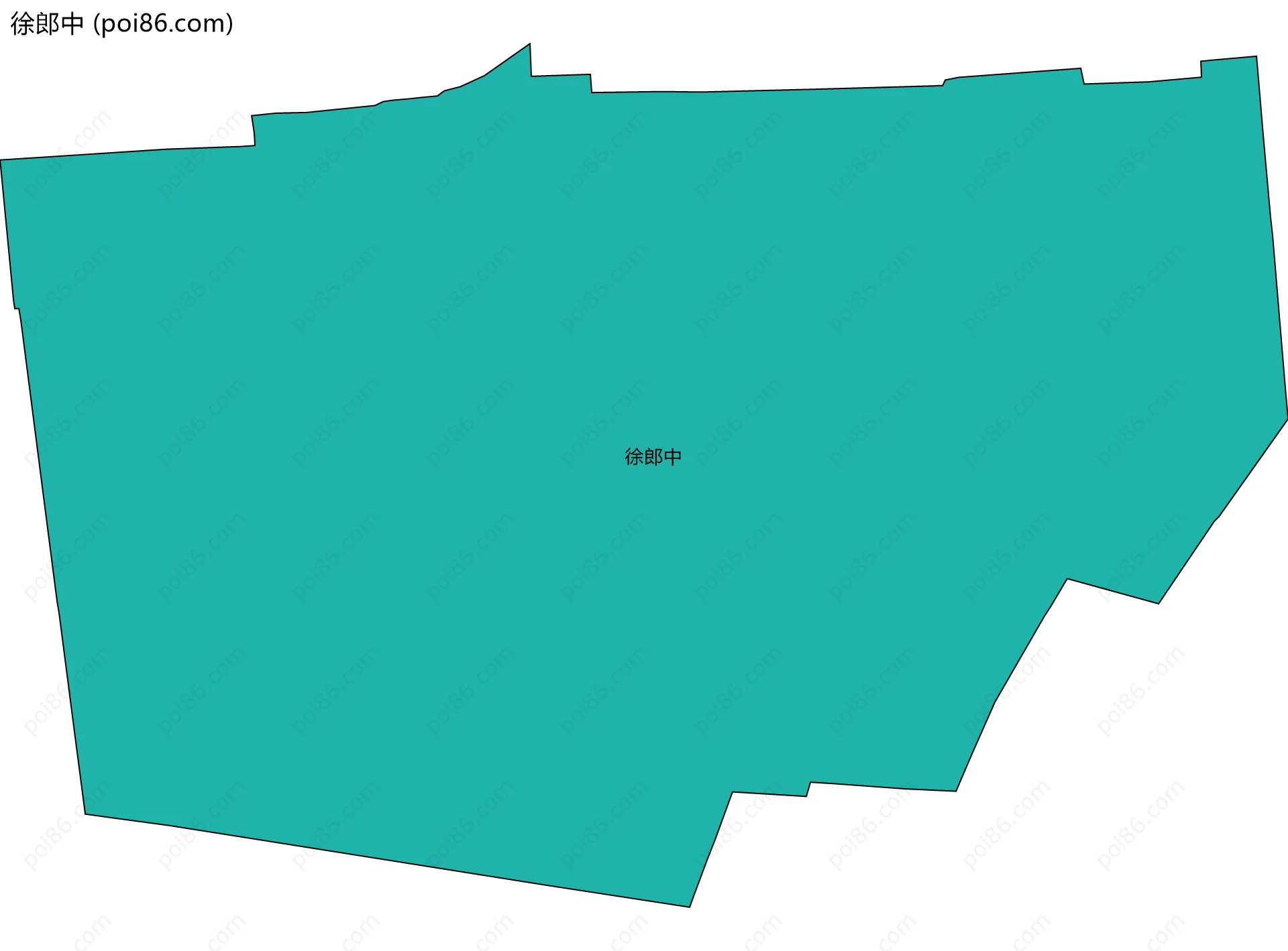 徐郎中边界地图