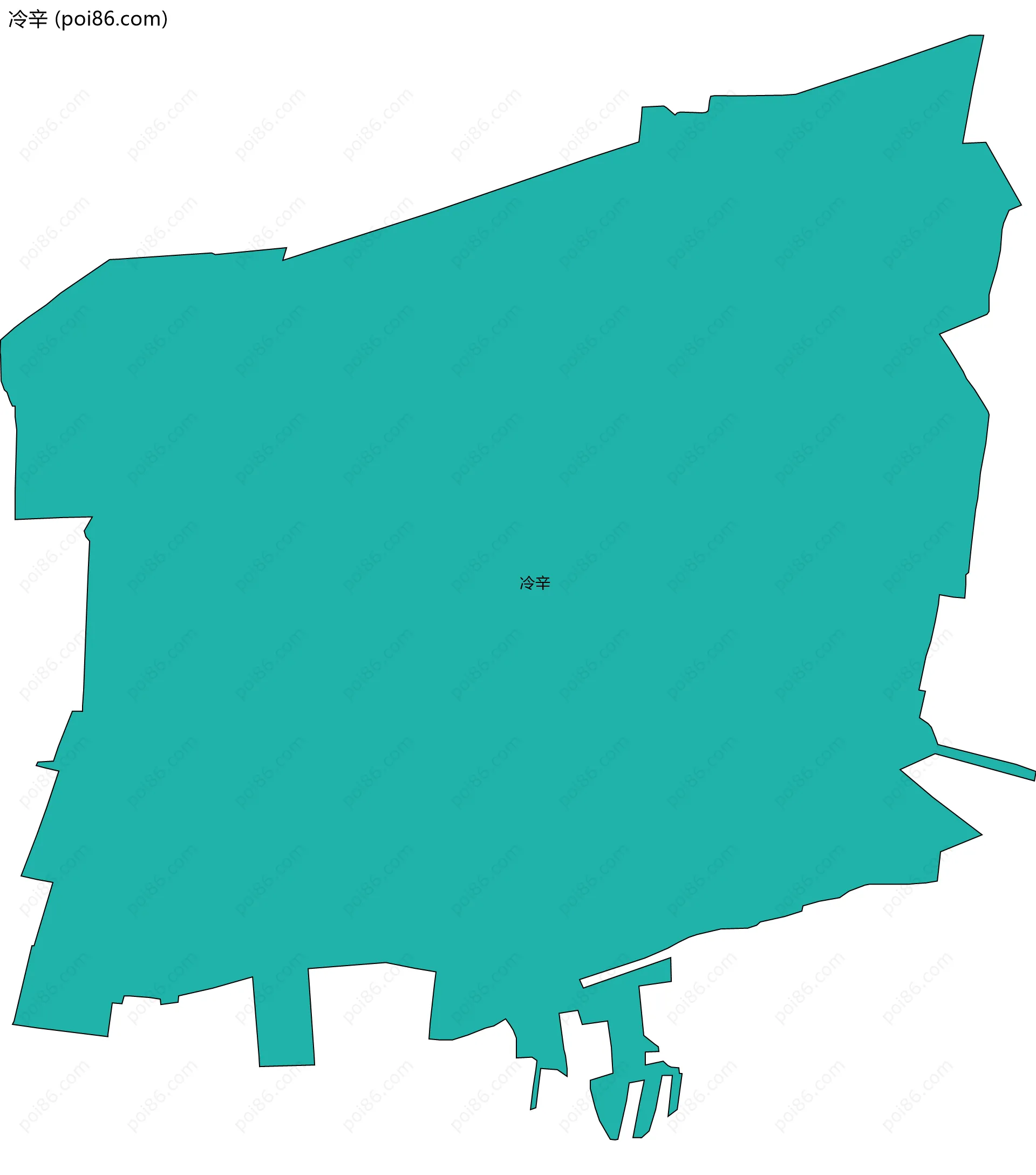 冷辛边界地图