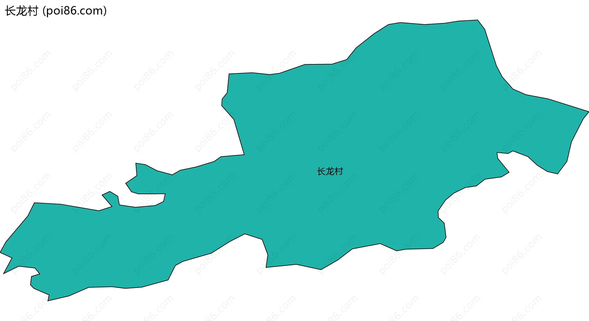 长龙村边界地图