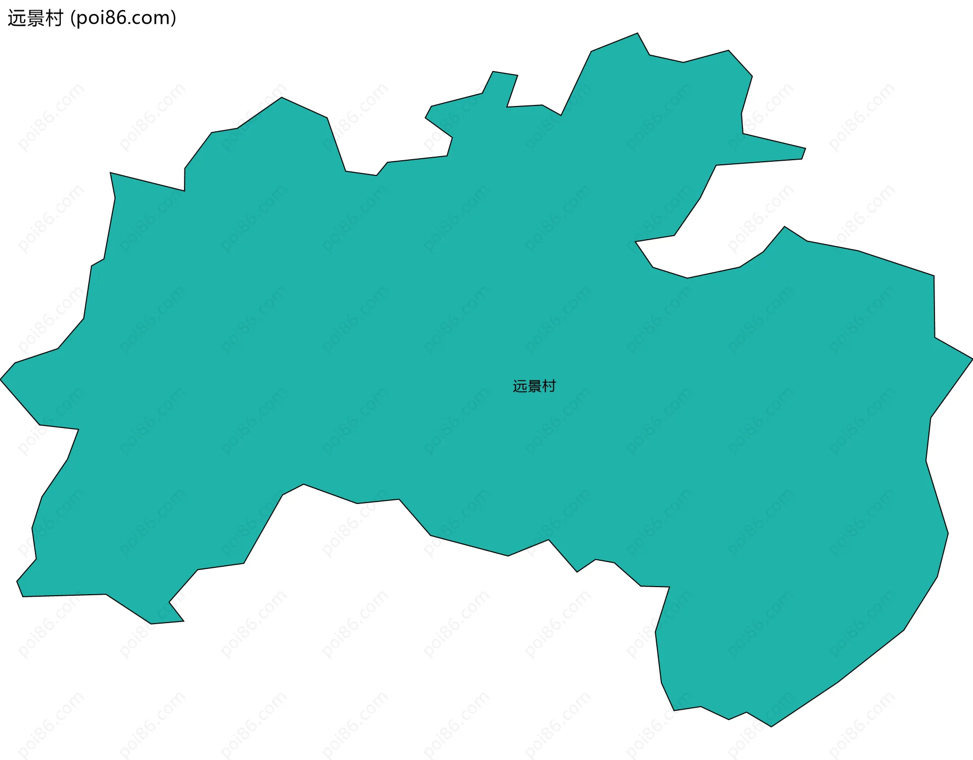远景村边界地图