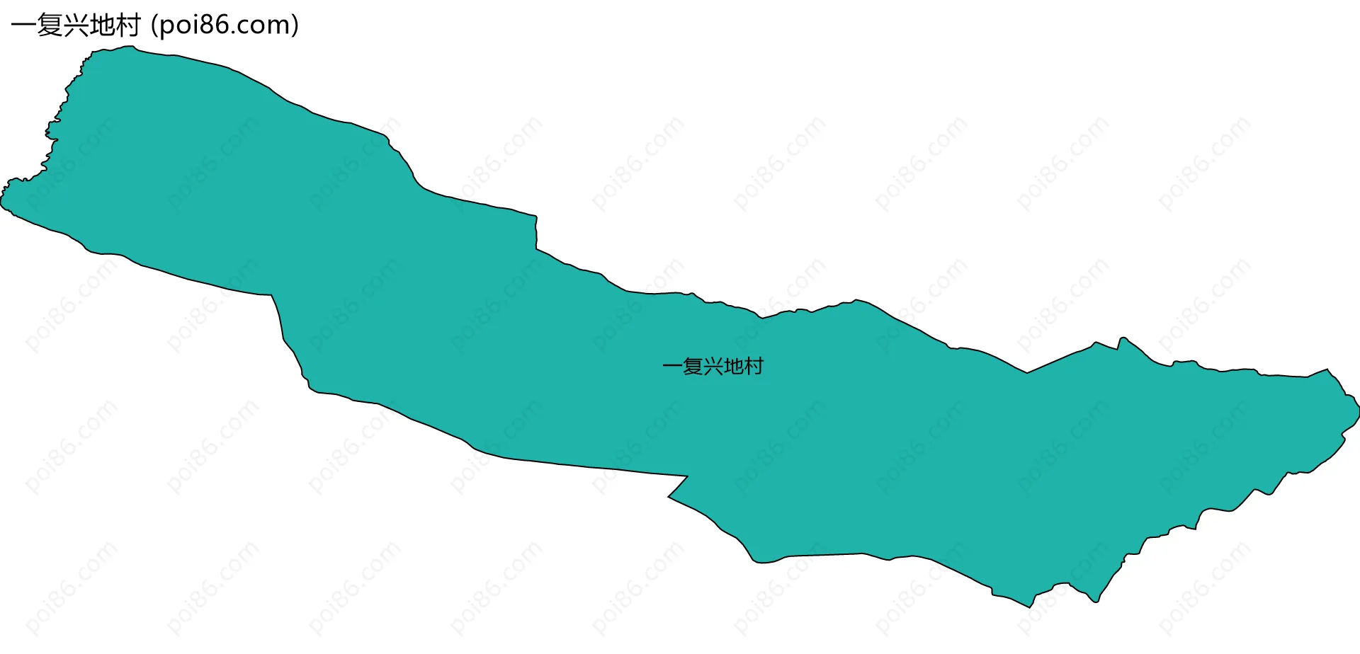 一复兴地村边界地图