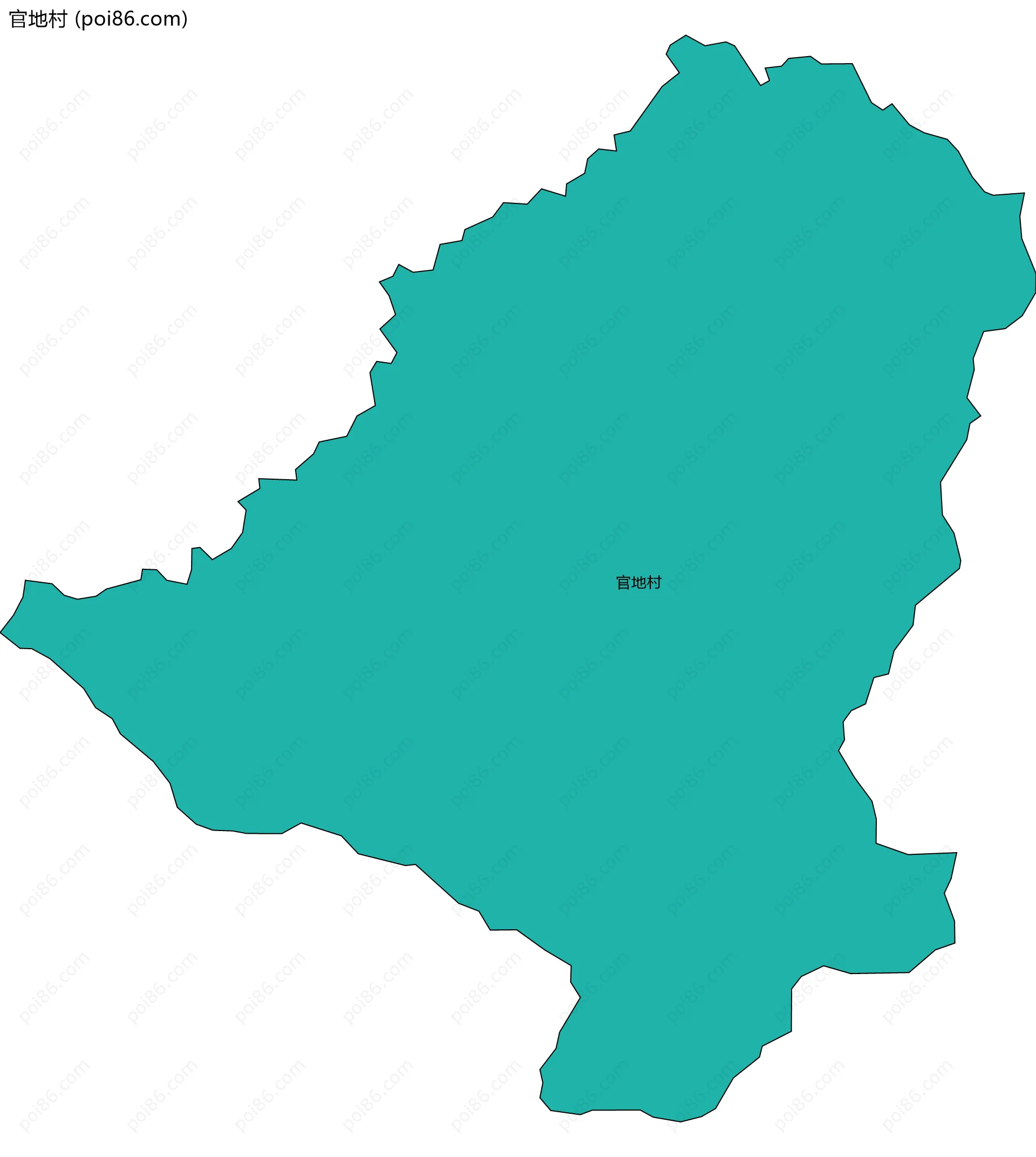 官地村边界地图