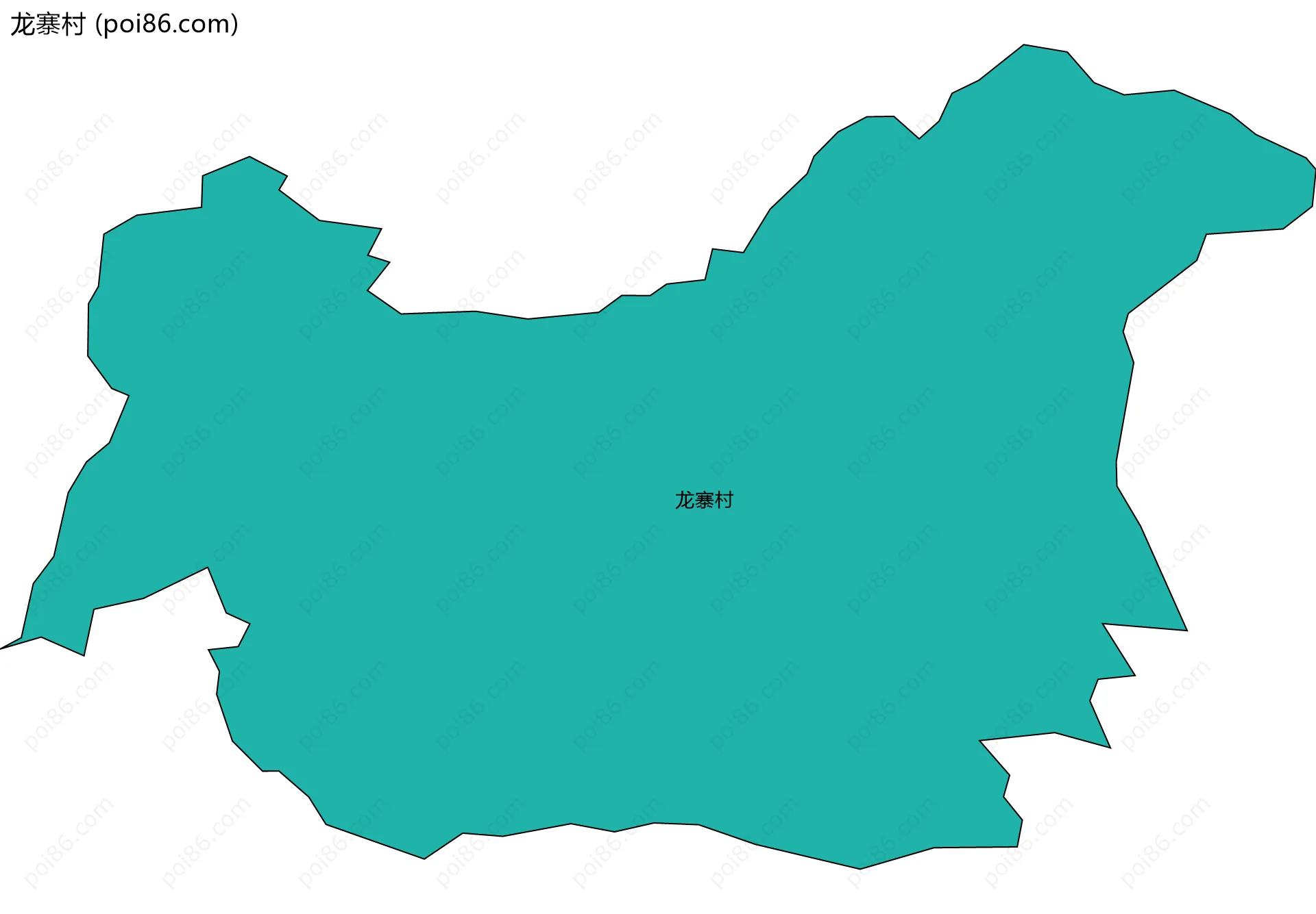 龙寨村边界地图