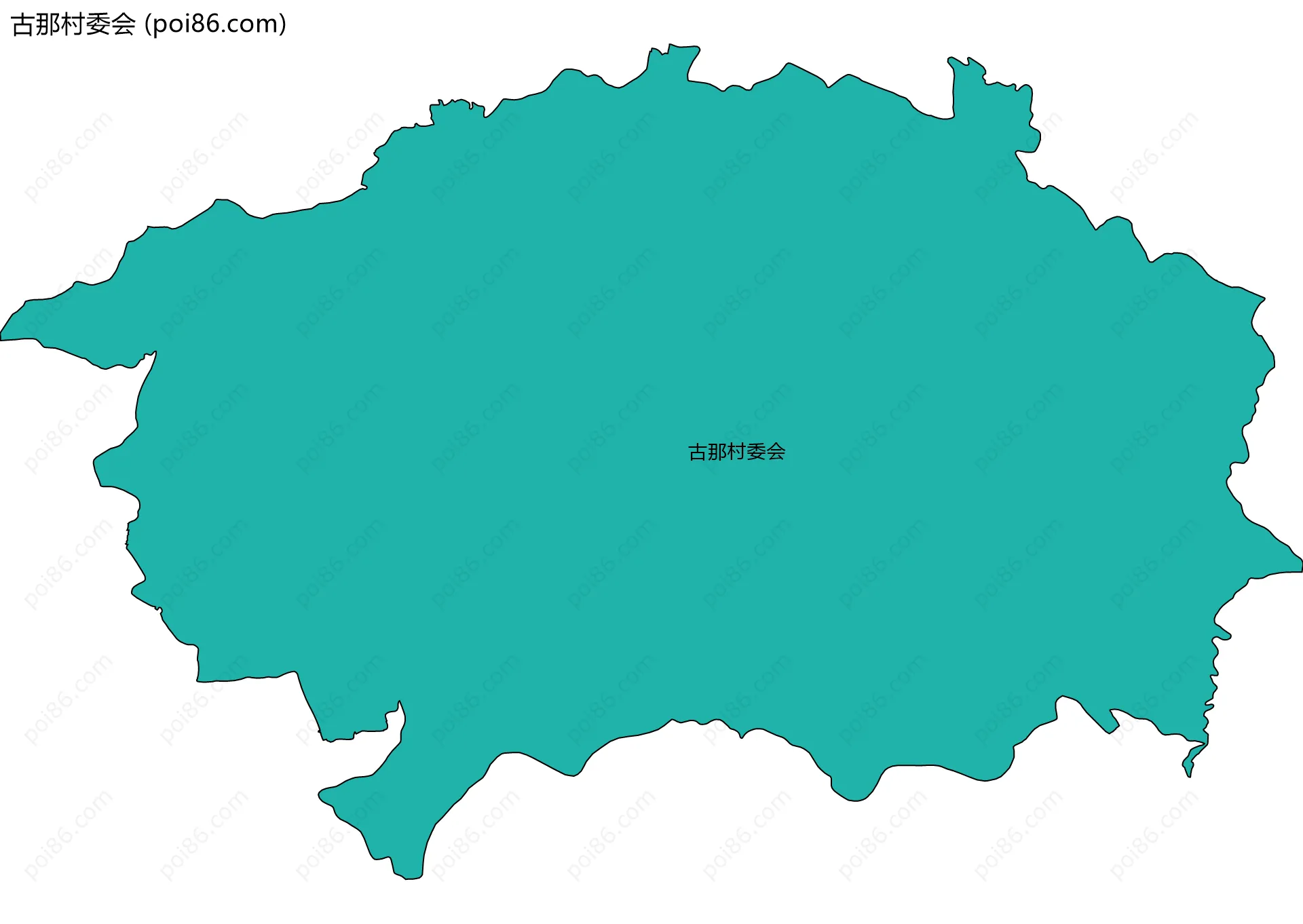 古那村委会边界地图