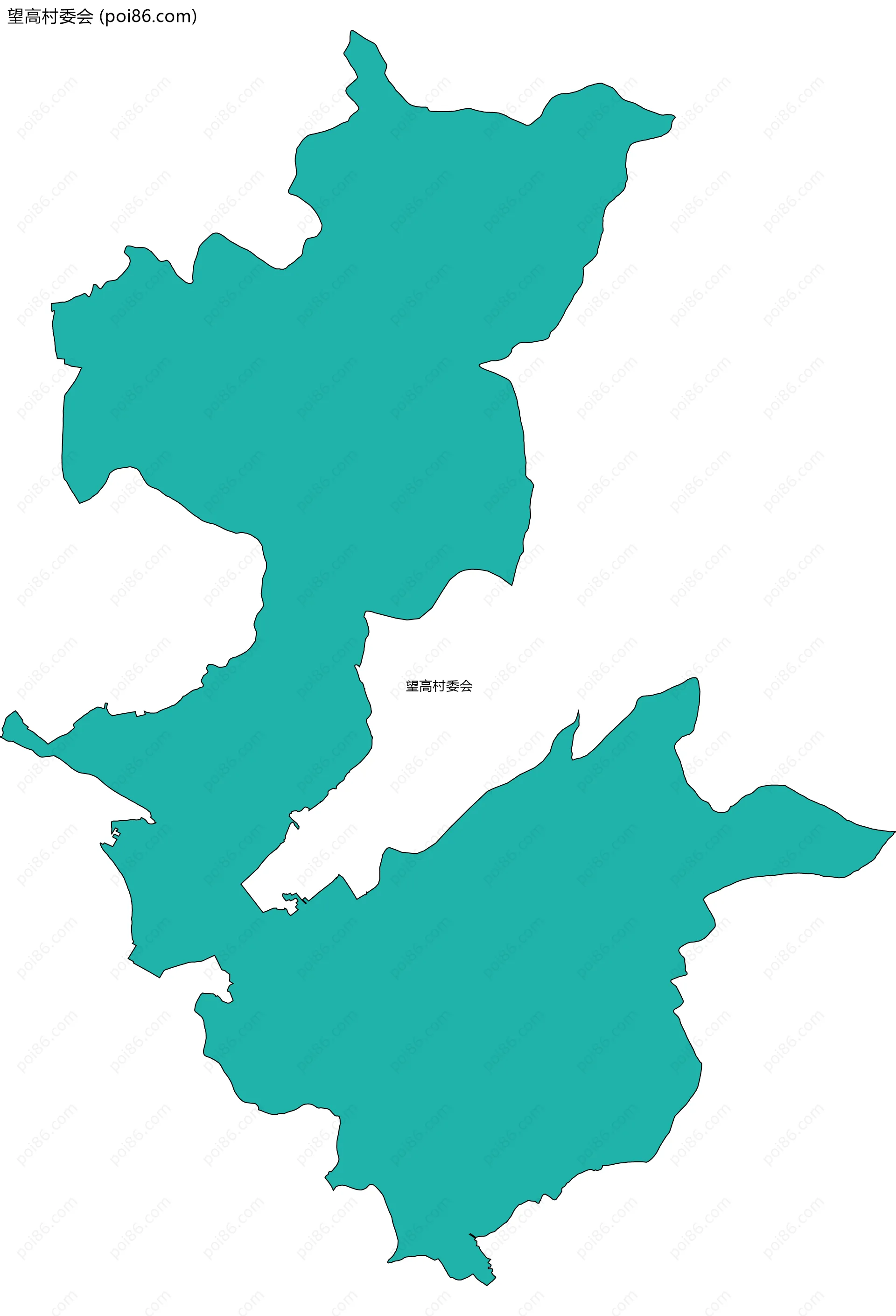 望高村委会边界地图