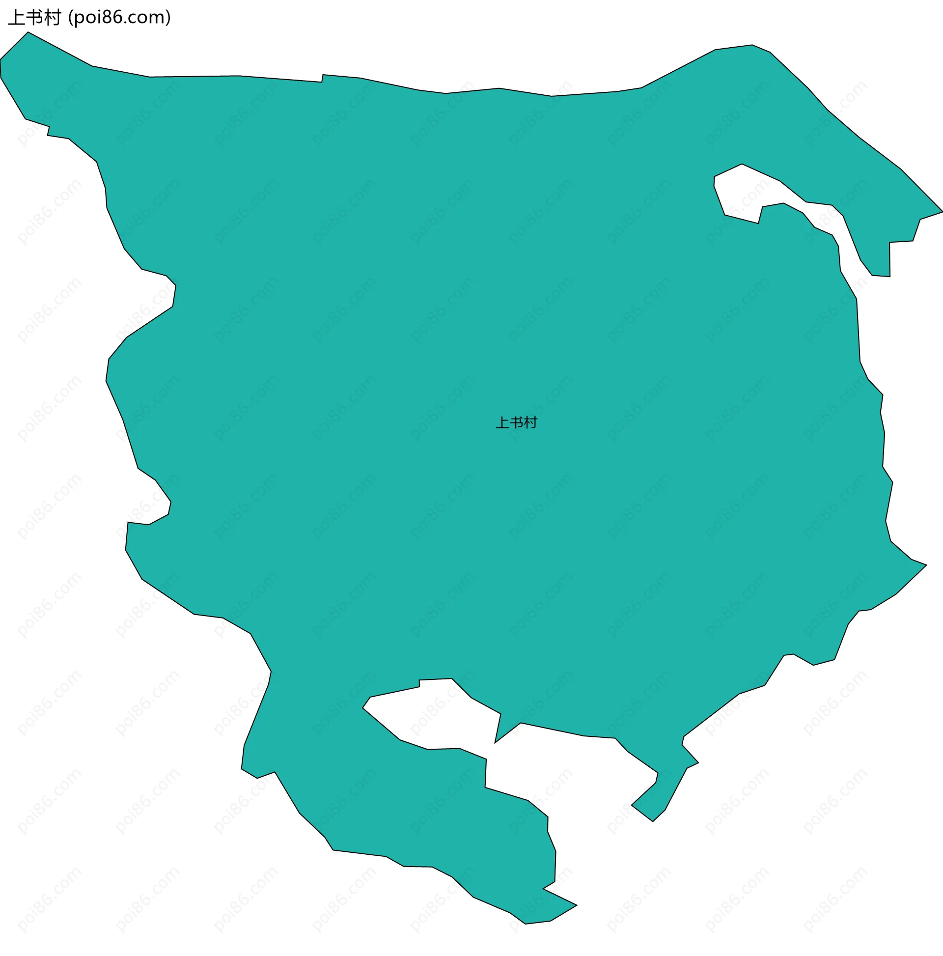 上书村边界地图