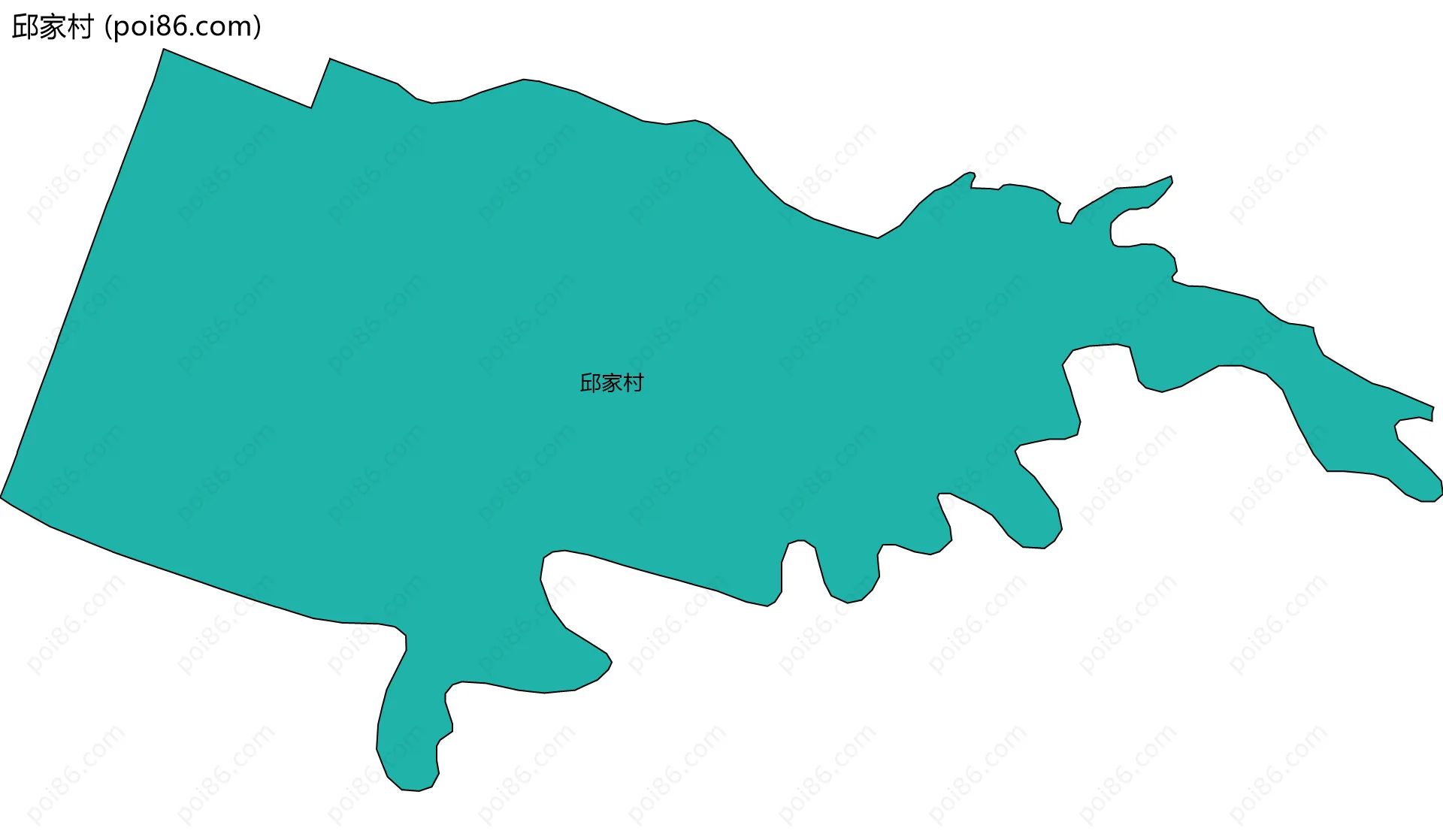 邱家村边界地图