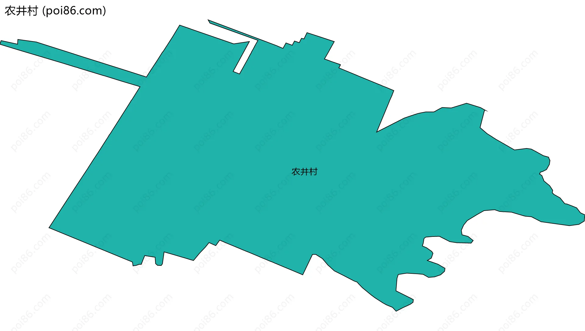 农井村边界地图