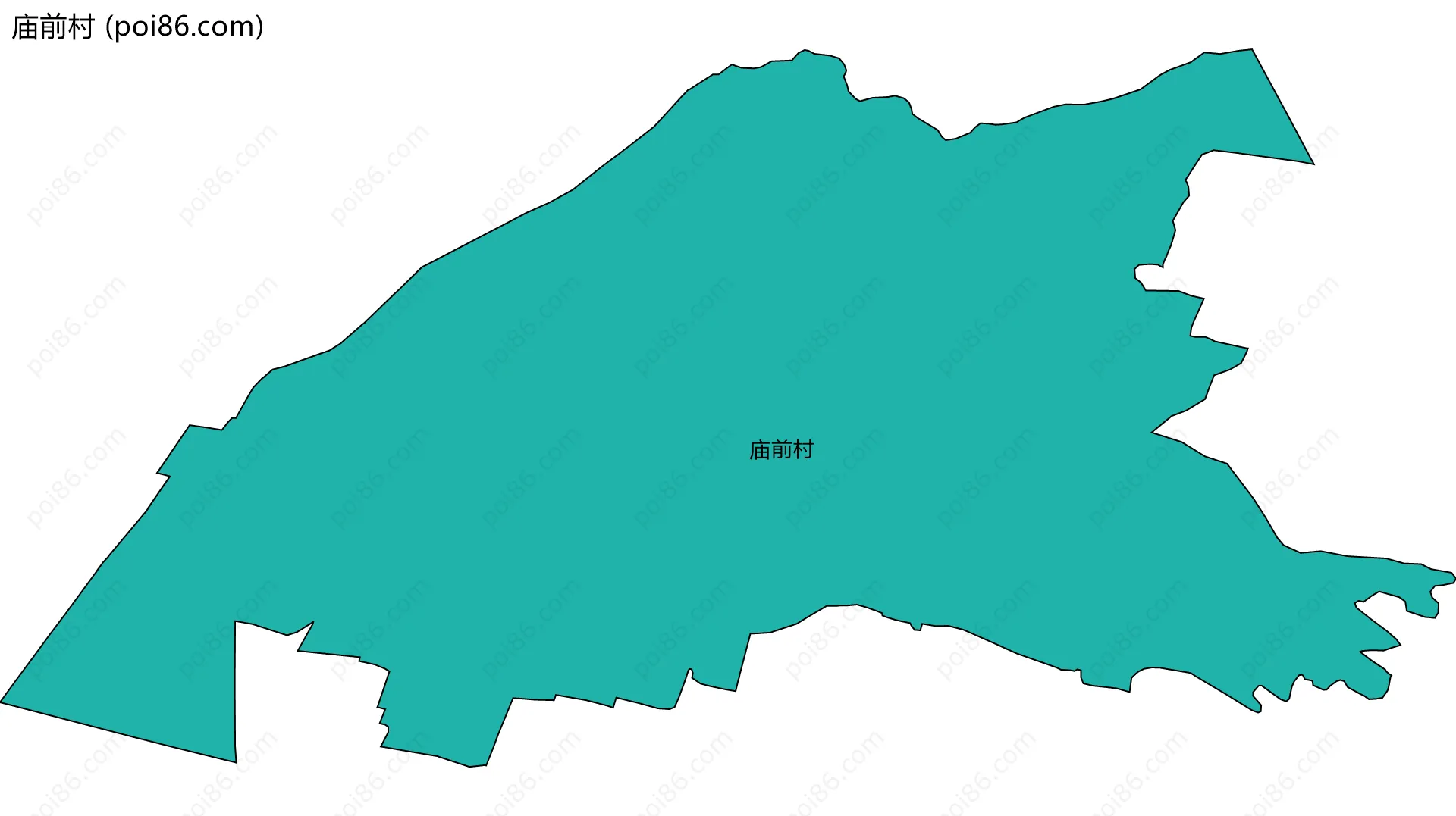 庙前村边界地图