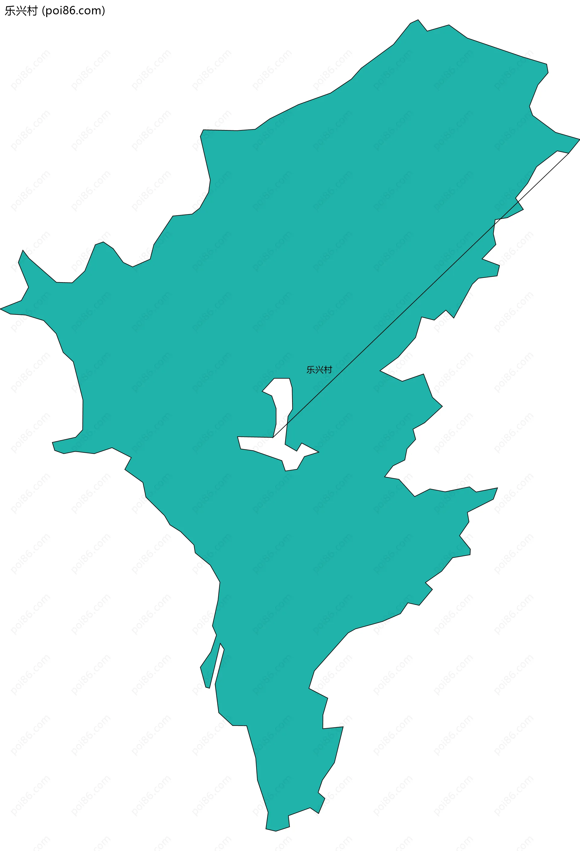 乐兴村边界地图